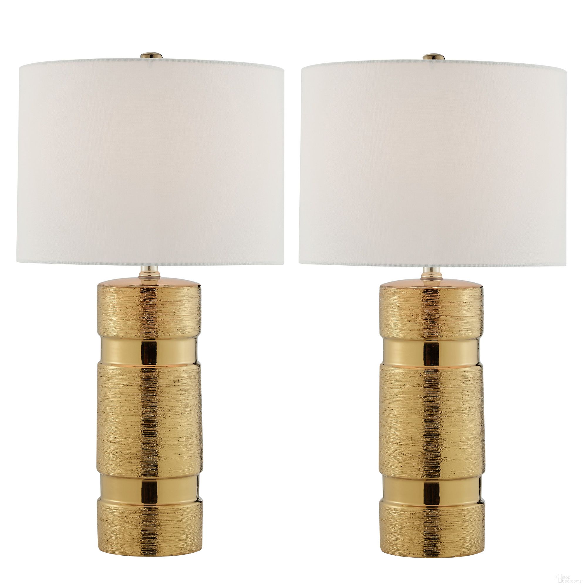 Lucano Table Lamp Set of 2 In Gold