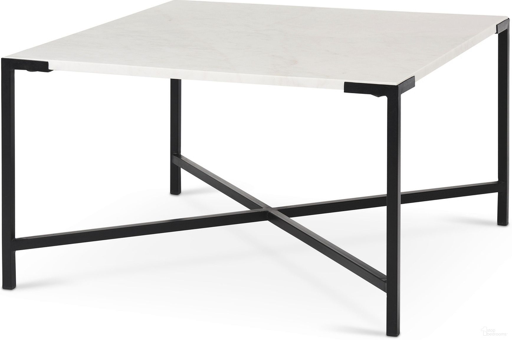 The appearance of Lucas Coffee Table In Black and White designed by Mercana in the modern / contemporary interior design. This black and white piece of furniture was selected by 1StopBedrooms from Lucas Collection to add a touch of cosiness and style into your home. Sku: 68239. Material: Iron.