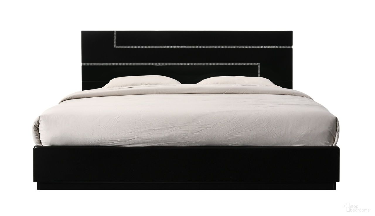 The appearance of Lucca Black Lacquer Full Platform Bed designed by J&M in the modern / contemporary interior design. This black piece of furniture was selected by 1StopBedrooms from Lucca Collection to add a touch of cosiness and style into your home. Sku: 17685-F. Bed Type: Platform Bed. Material: Wood. Bed Size: Full.
