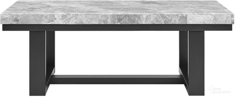 The appearance of Lucca Marble Cocktail Table In Gray designed by Steve Silver in the transitional interior design. This gray piece of furniture was selected by 1StopBedrooms from Lucca Collection to add a touch of cosiness and style into your home. Sku: LC350C. Material: MDF.