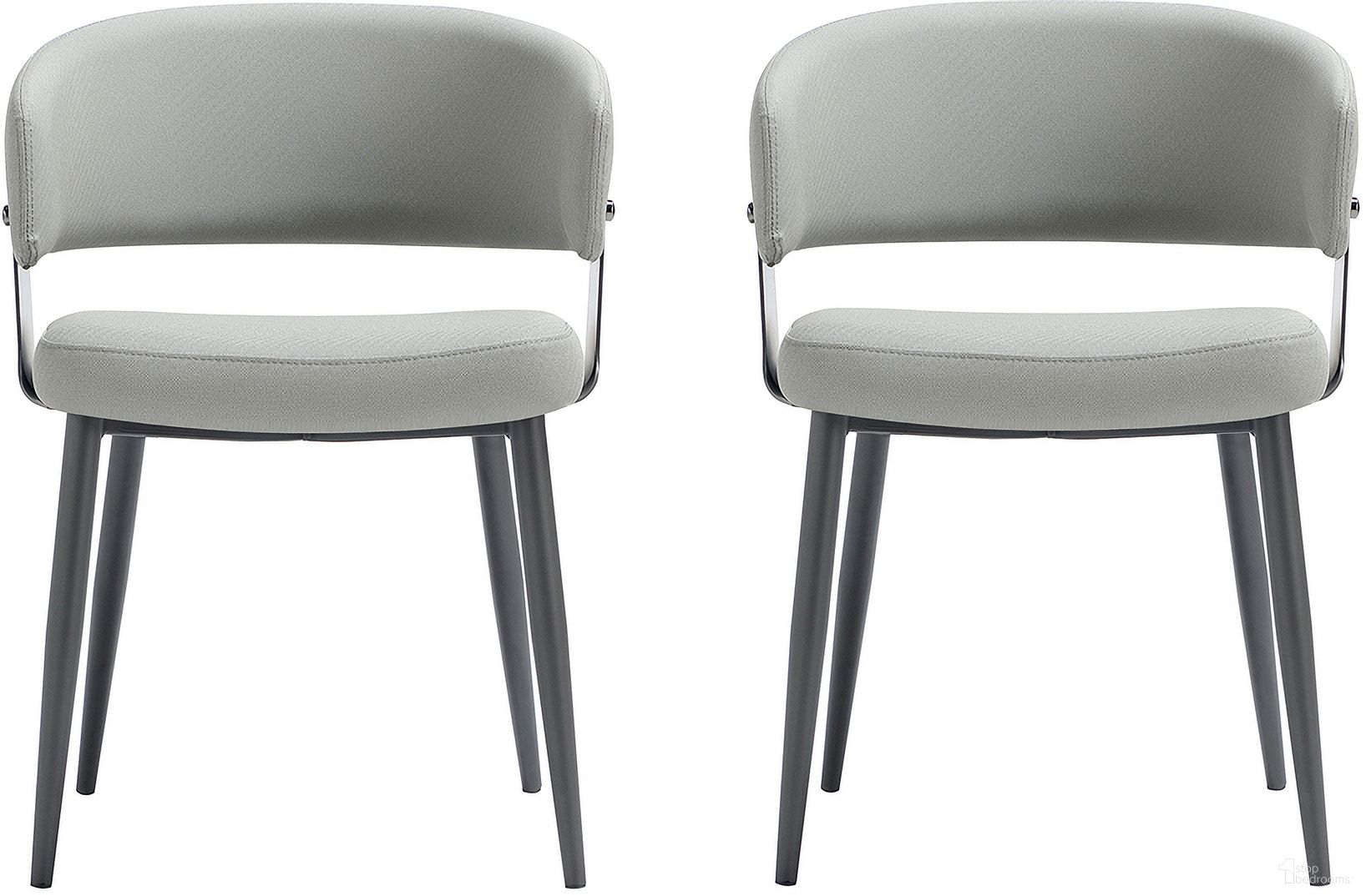 The appearance of Luce Dining Chair Set of 2 In Stone Grey designed by Manhattan Comfort in the modern / contemporary interior design. This stone grey piece of furniture was selected by 1StopBedrooms from Luce Collection to add a touch of cosiness and style into your home. Sku: DC097-GY;DC097-GY. Material: Metal. Chair Type: Arm Chair.