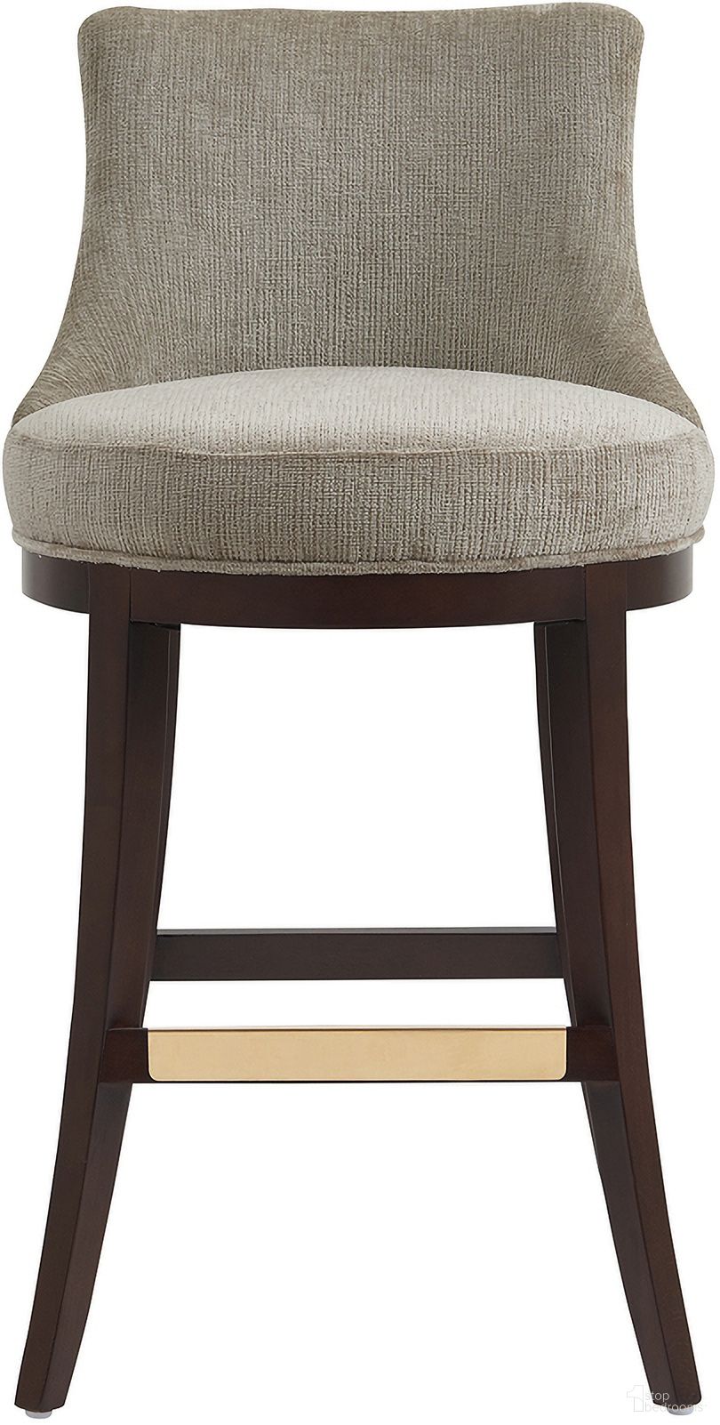 The appearance of Lucia Barstool In Taupe designed by Manhattan Comfort in the modern / contemporary interior design. This taupe piece of furniture was selected by 1StopBedrooms from Lucia Collection to add a touch of cosiness and style into your home. Sku: BS025-TP. Material: Beech.