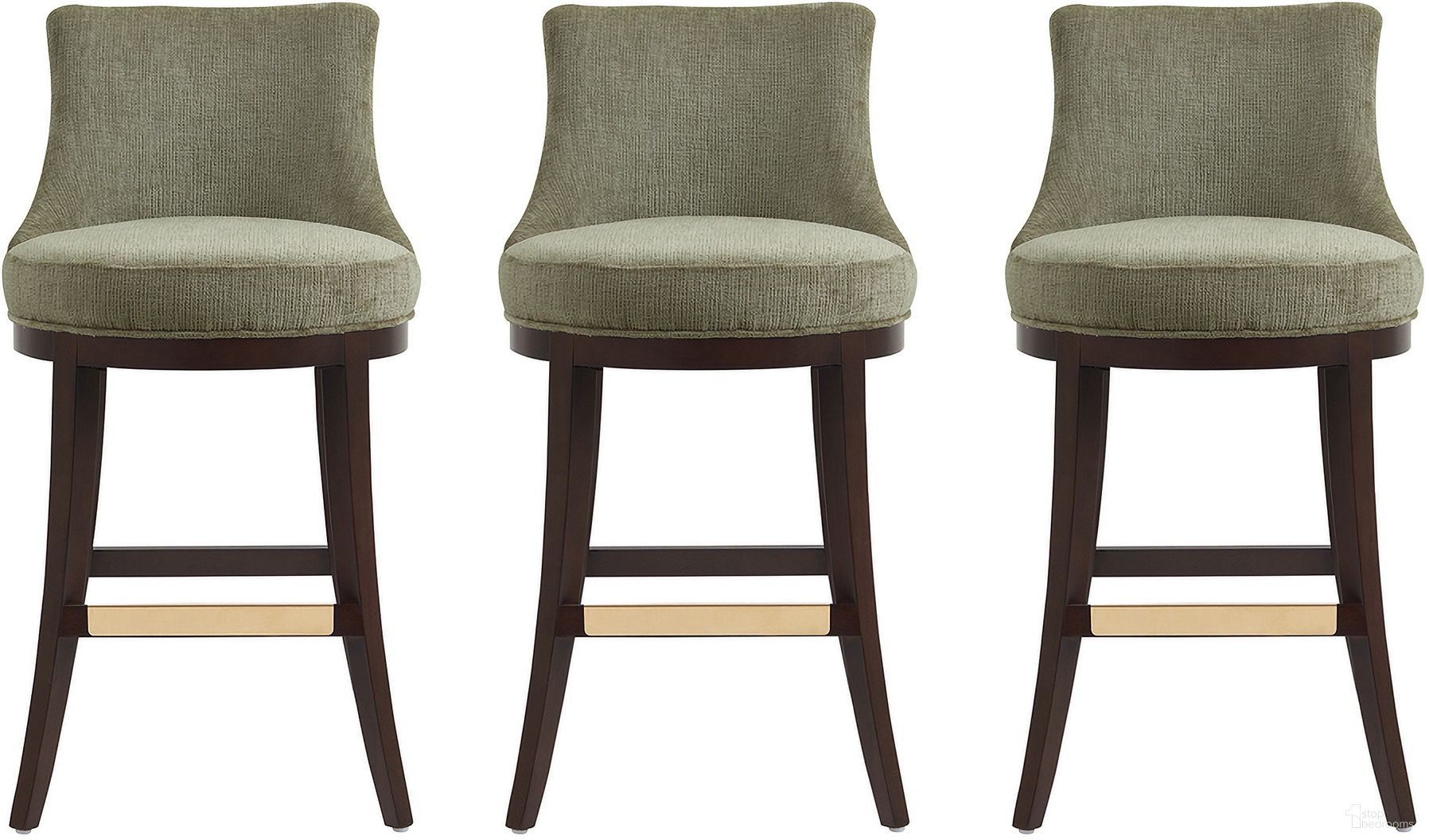 The appearance of Lucia Barstool Set of 3 In Leaf Green designed by Manhattan Comfort in the modern / contemporary interior design. This leaf green piece of furniture was selected by 1StopBedrooms from Lucia Collection to add a touch of cosiness and style into your home. Sku: BS025-GR;BS025-GR;BS025-GR. Material: Beech.
