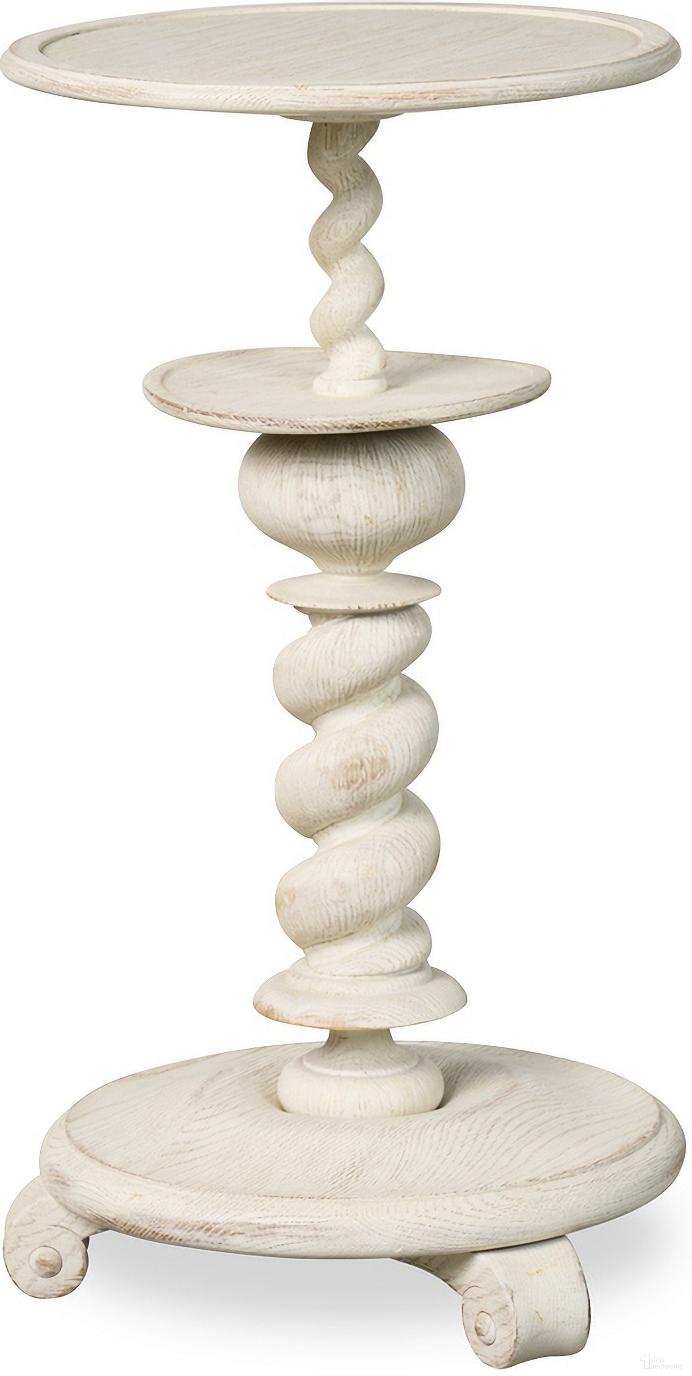 The appearance of Lucia Candle Stand In White designed by Century Furniture in the modern / contemporary interior design. This white piece of furniture was selected by 1StopBedrooms from Monarch Collection to add a touch of cosiness and style into your home. Sku: MN2055-W. Material: Solid Oak.