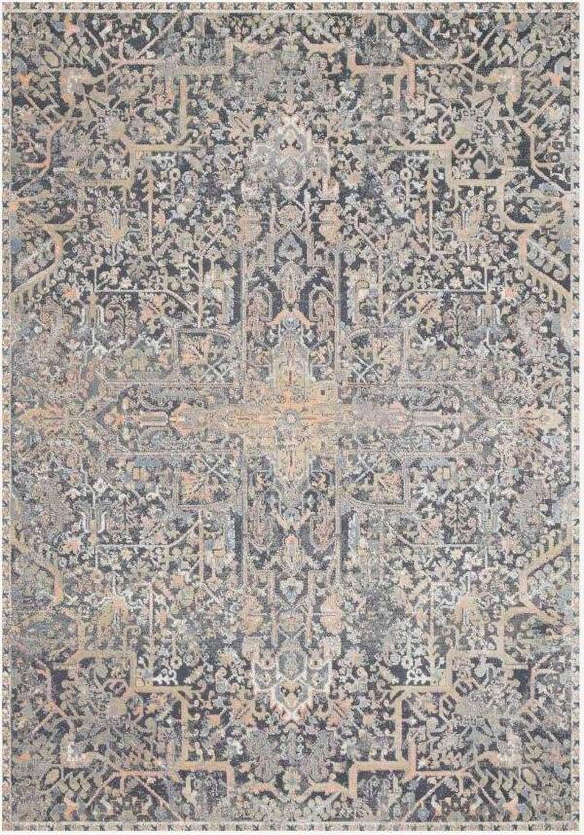 Lucia Charcoal/Multi 6'8" x 8'8" Rug
