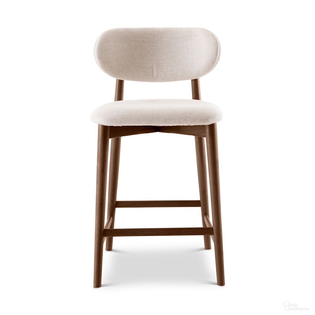 The appearance of Lucia Counter Stool In Harvest Natural and Nogal designed by Urbia in the modern / contemporary interior design. This harvest natural/nogal piece of furniture was selected by 1StopBedrooms from Lucia Collection to add a touch of cosiness and style into your home. Sku: BSM-246600-06. Material: Solid Wood.