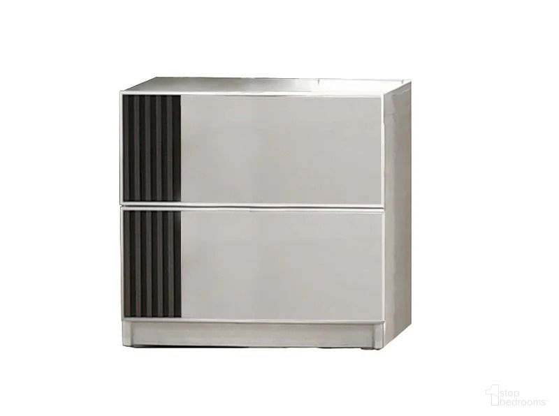 Lucia Left Nightstand In Grey