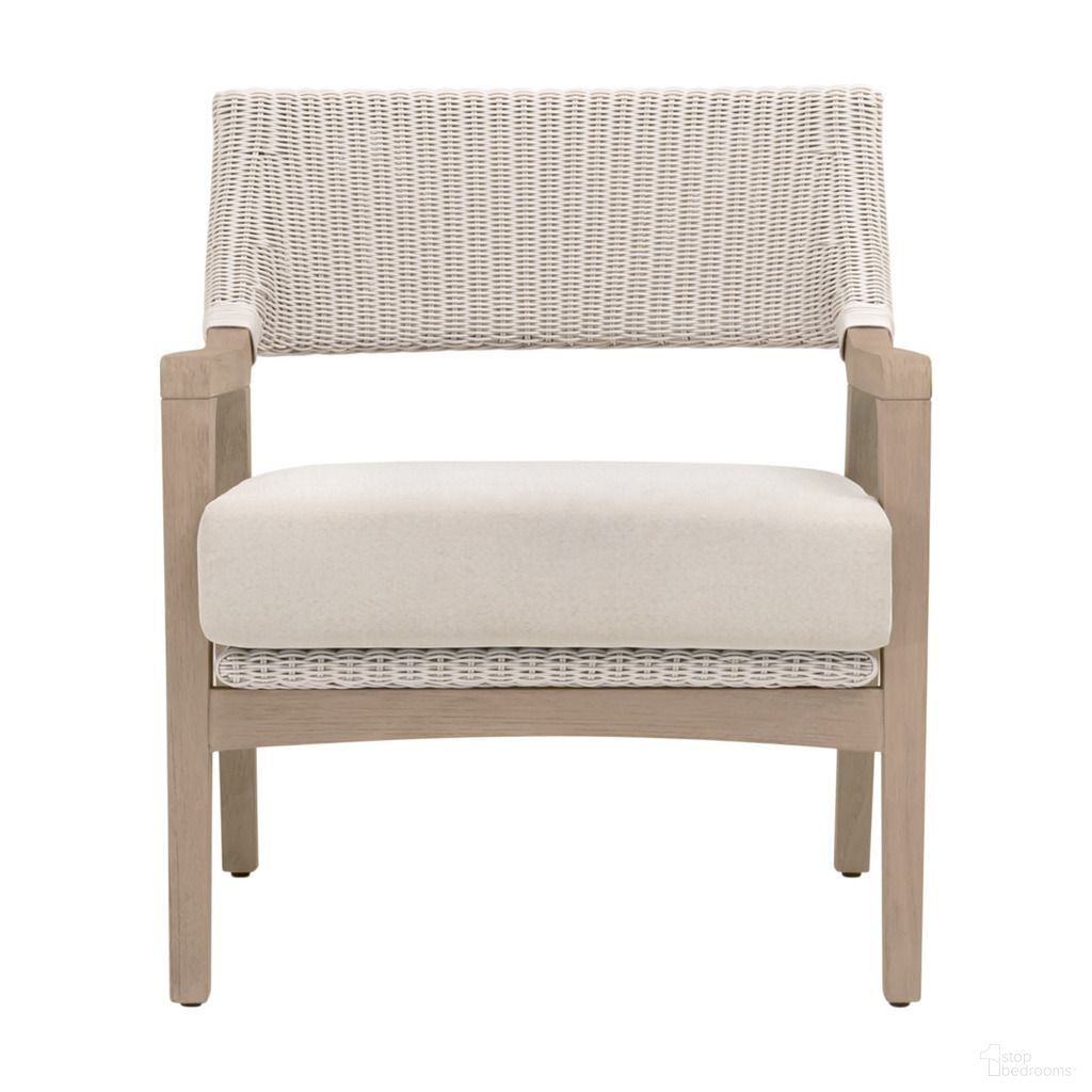 The appearance of Lucia Outdoor Club Chair In Pure White and Washed Ever Teak designed by Essentials For Living in the transitional interior design. This white/washed ever teak piece of furniture was selected by 1StopBedrooms from Woven Collection to add a touch of cosiness and style into your home. Sku: 6811.PW/STO/W-ET. Material: Teak Wood.