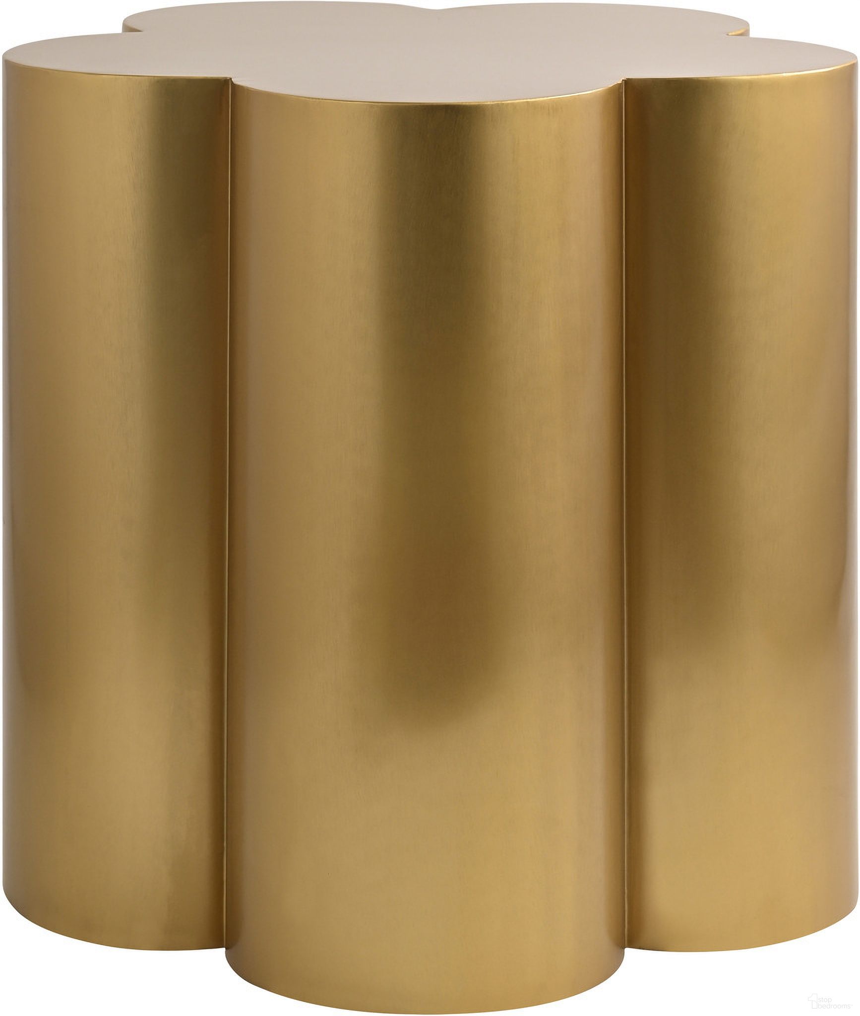 Lucky Iron End Table In Gold