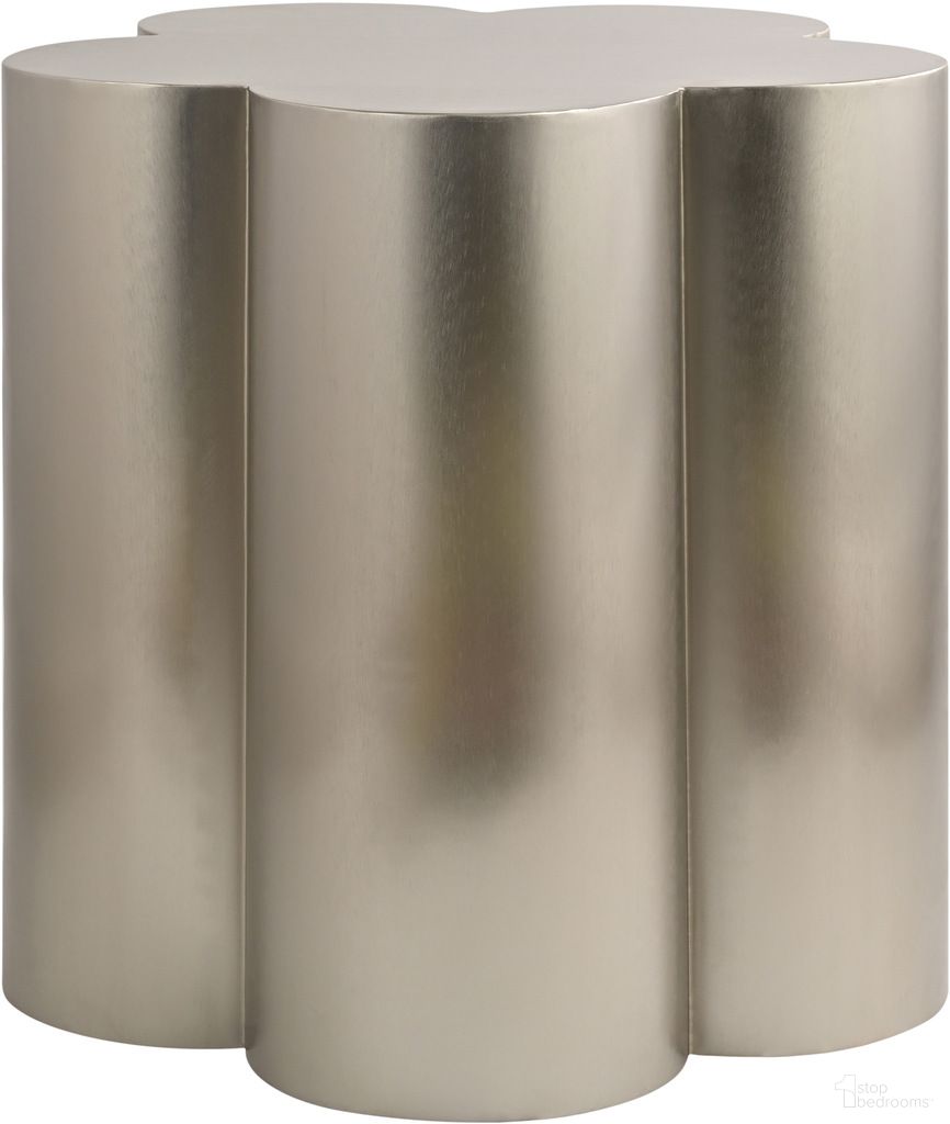 Lucky Iron End Table In Silver