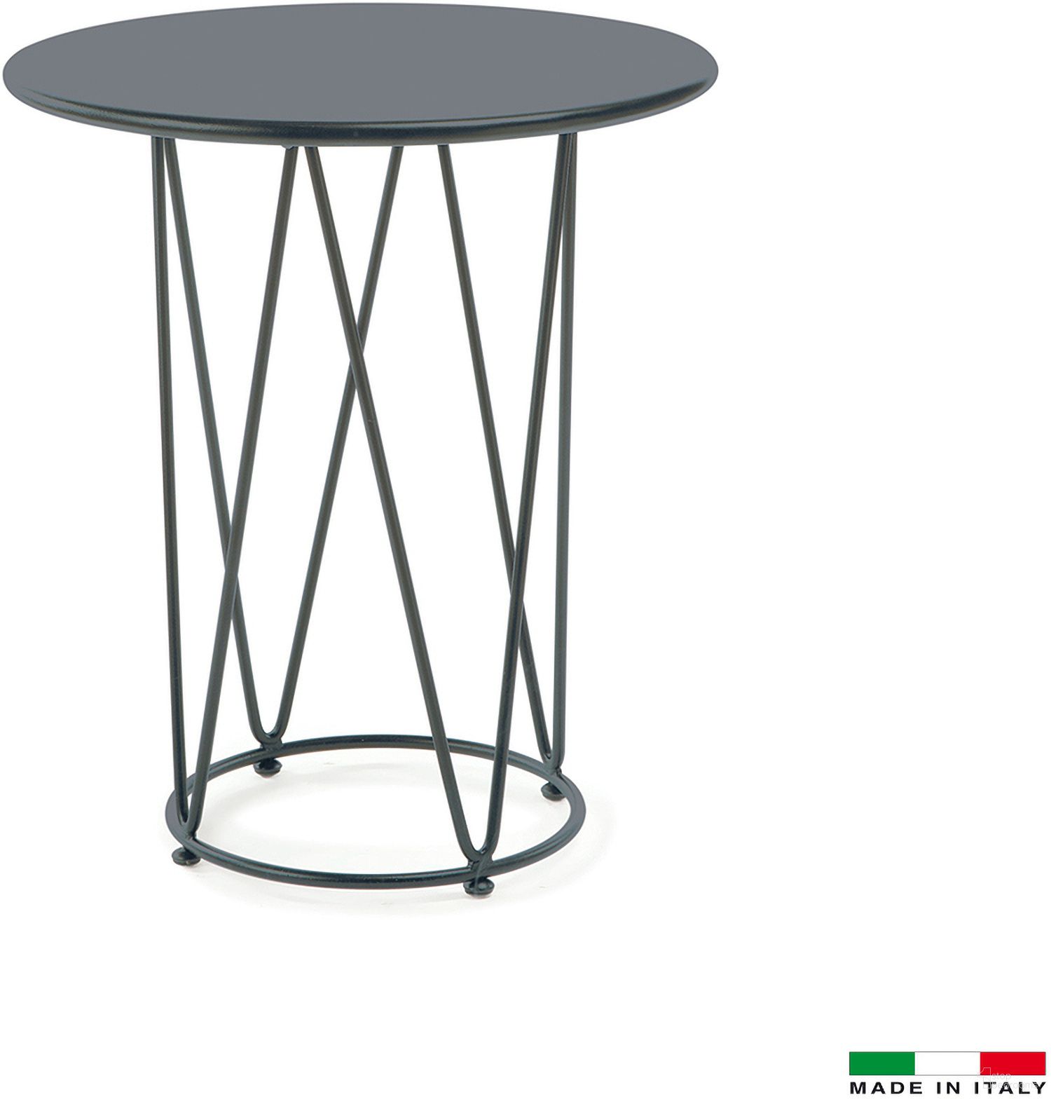 Lucy 26 Inch Round Dining Table In Grey