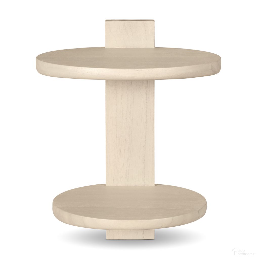 Lucy Wall Mounted Nightstand In Pearl
