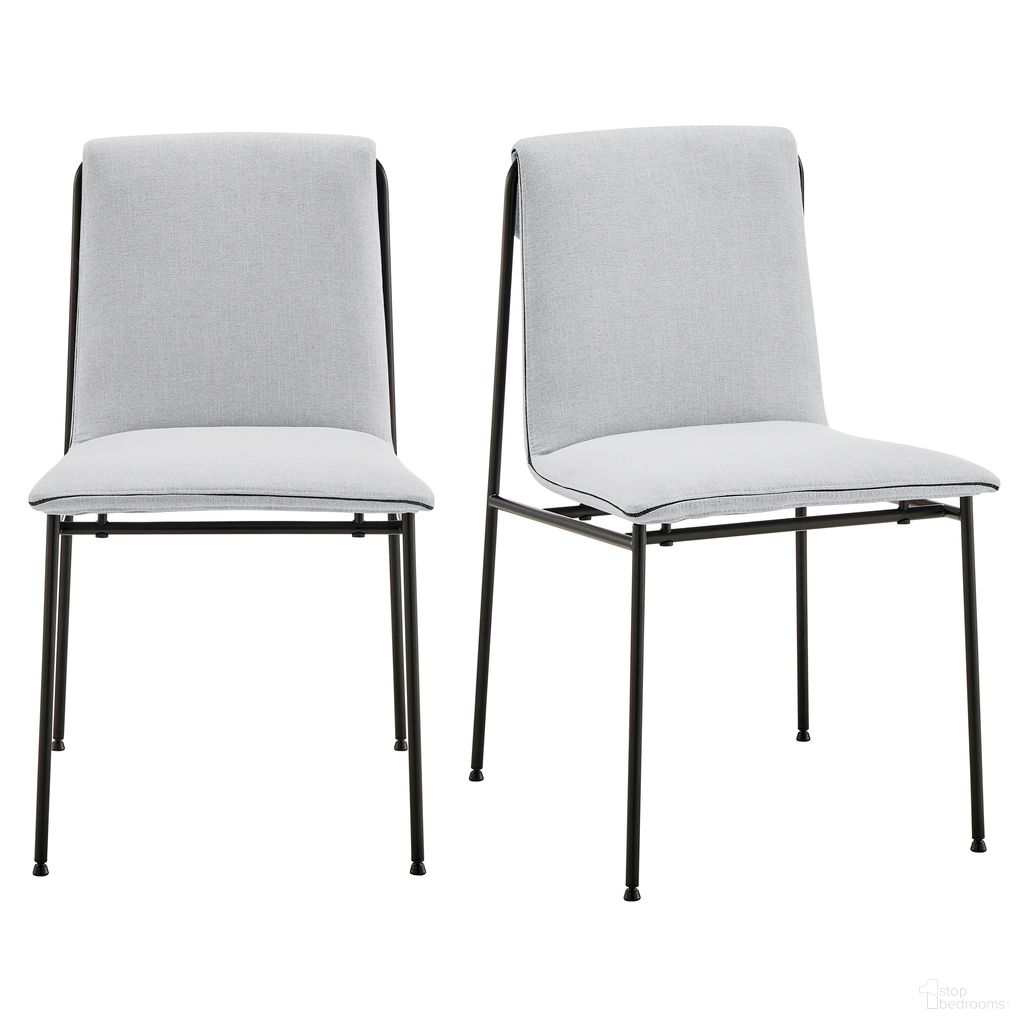 Ludvig Side Chair Set of 2 In Light Gray