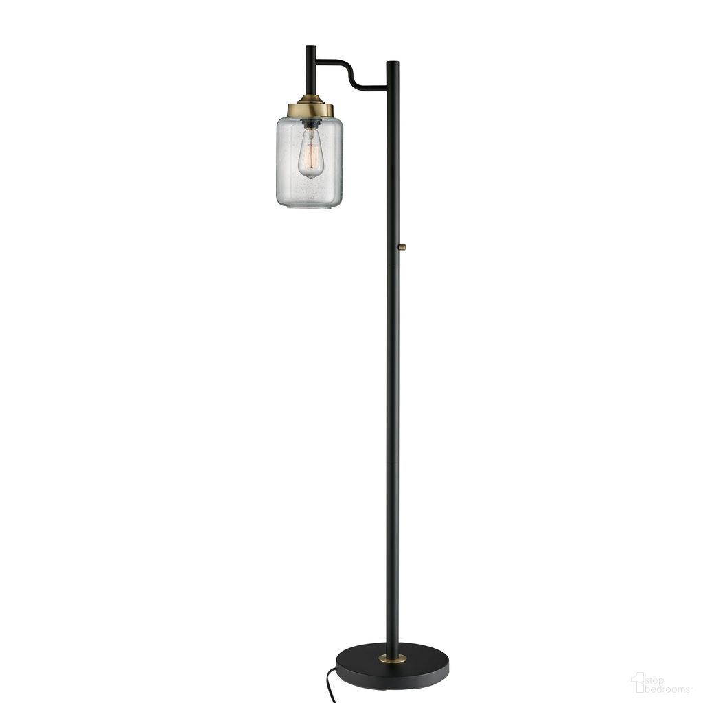 The appearance of Luken Floor Lamp In Black and Gold designed by Lite Source in the modern / contemporary interior design. This black and gold piece of furniture  was selected by 1StopBedrooms from Luken Collection to add a touch of cosiness and style into your home. Sku: LS-83114. Material: Metal.