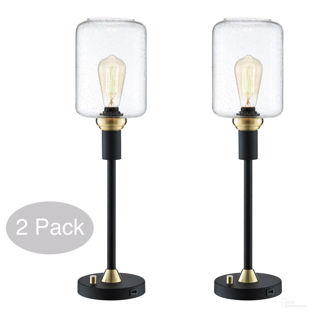 The appearance of Luken Table Lamp Set of 2 In Black and Gold designed by Lite Source in the modern / contemporary interior design. This black and gold piece of furniture  was selected by 1StopBedrooms from Luken Collection to add a touch of cosiness and style into your home. Sku: LS-23112/2PK. Material: Metal.