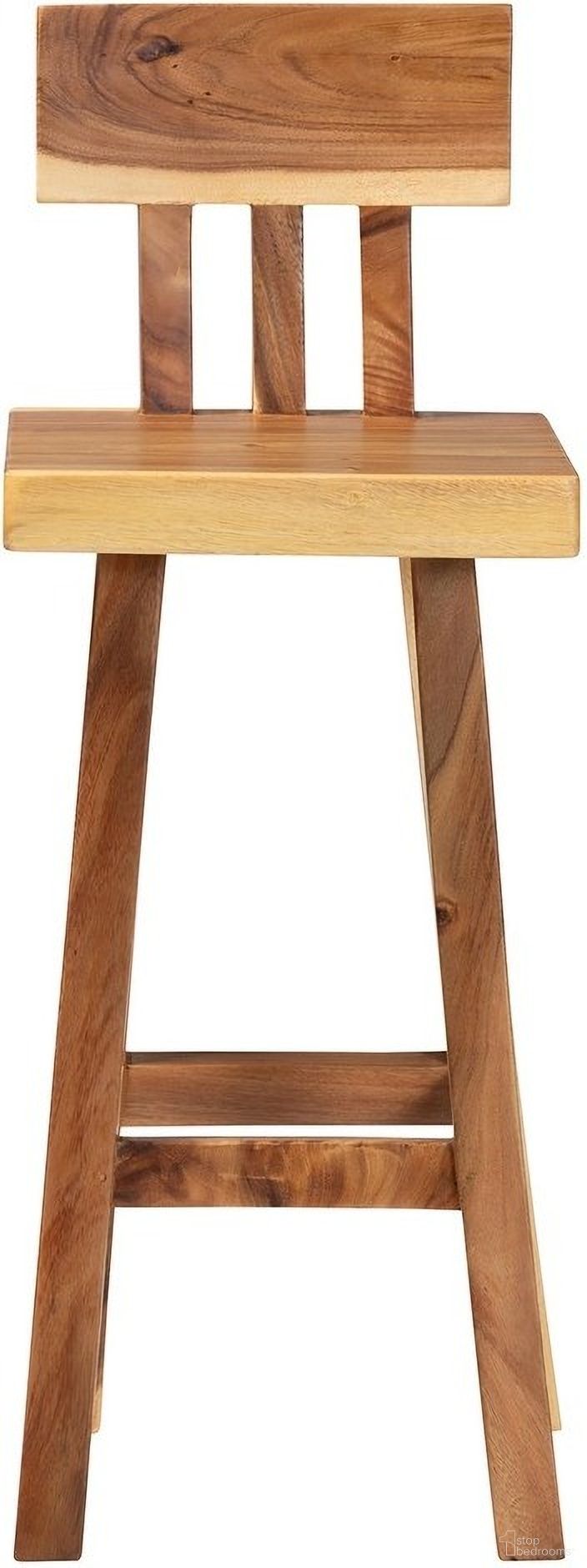 The appearance of Luli Suar Wood Bar Stool In Natural Brown designed by Baxton Studio in the rustic / southwestern interior design. This natural brown piece of furniture was selected by 1StopBedrooms from Luli Collection to add a touch of cosiness and style into your home. Sku: Luli-Natural/Wooden-BS. Material: Wood.