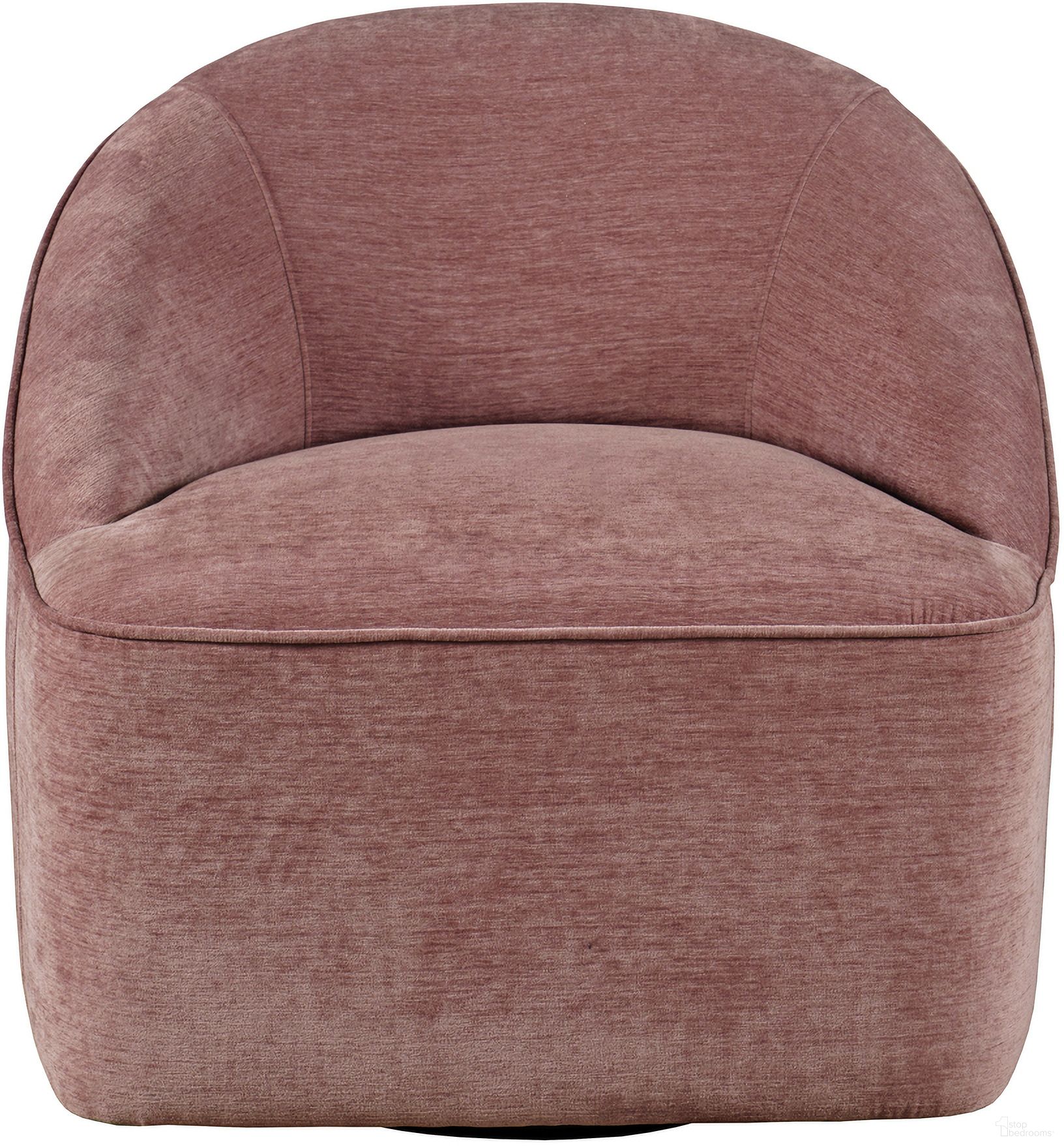 The appearance of Lulu Upholstered Swivel Accent Chair In Lilac designed by Jofran in the modern / contemporary interior design. This lilac piece of furniture  was selected by 1StopBedrooms from Lulu Collection to add a touch of cosiness and style into your home. Sku: LULU2-SW-LILAC. Material: Plywood.