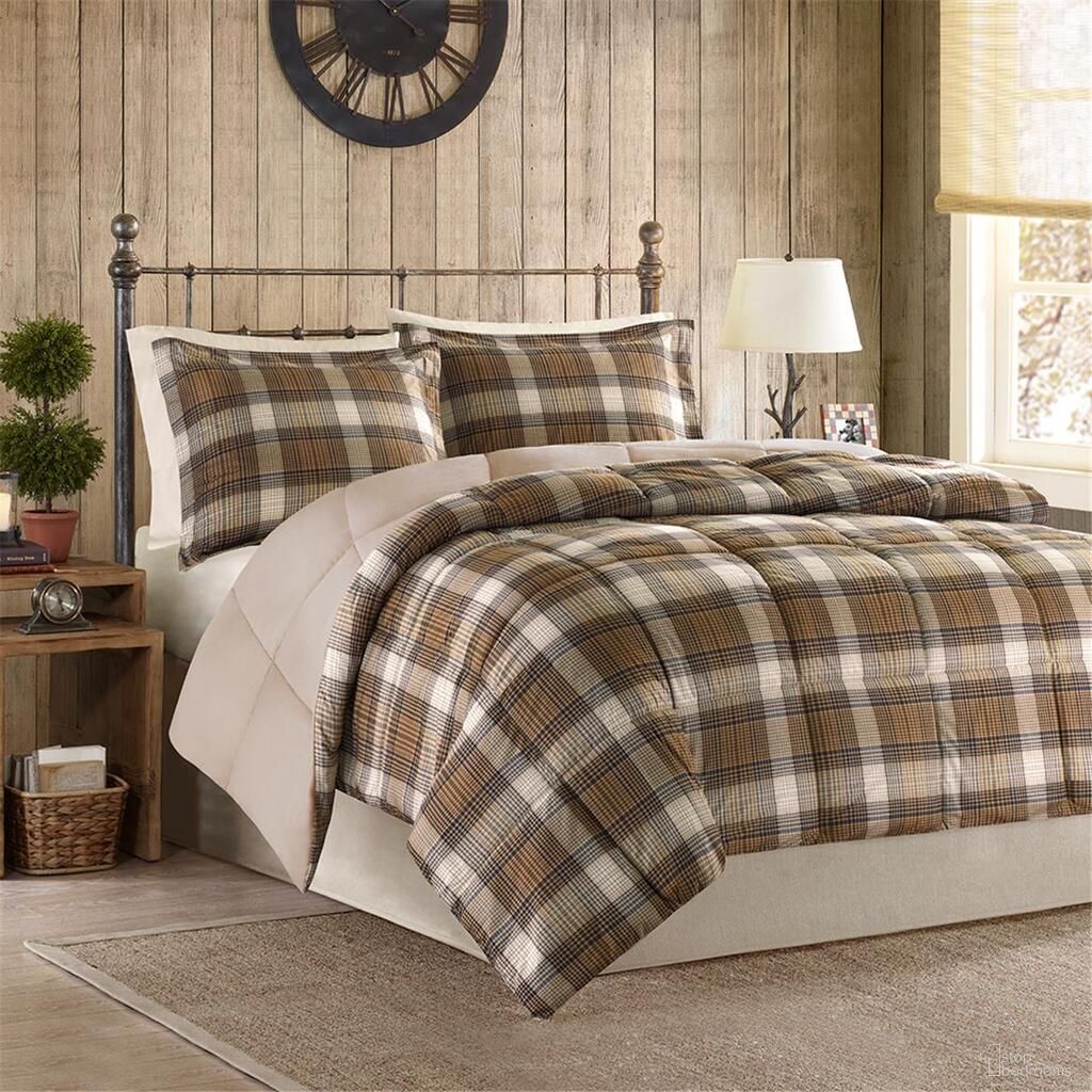 The appearance of Lumberjack Classic Quilting Soft and Cozy Microfiber Solid Reverse Down Alternative King Comforter Set In Multi designed by Olliix in the cabin / lodge interior design. This multi piece of furniture was selected by 1StopBedrooms from Lumberjack Collection to add a touch of cosiness and style into your home. Sku: WR10-1059. Material: Microfiber. Bed Size: King.