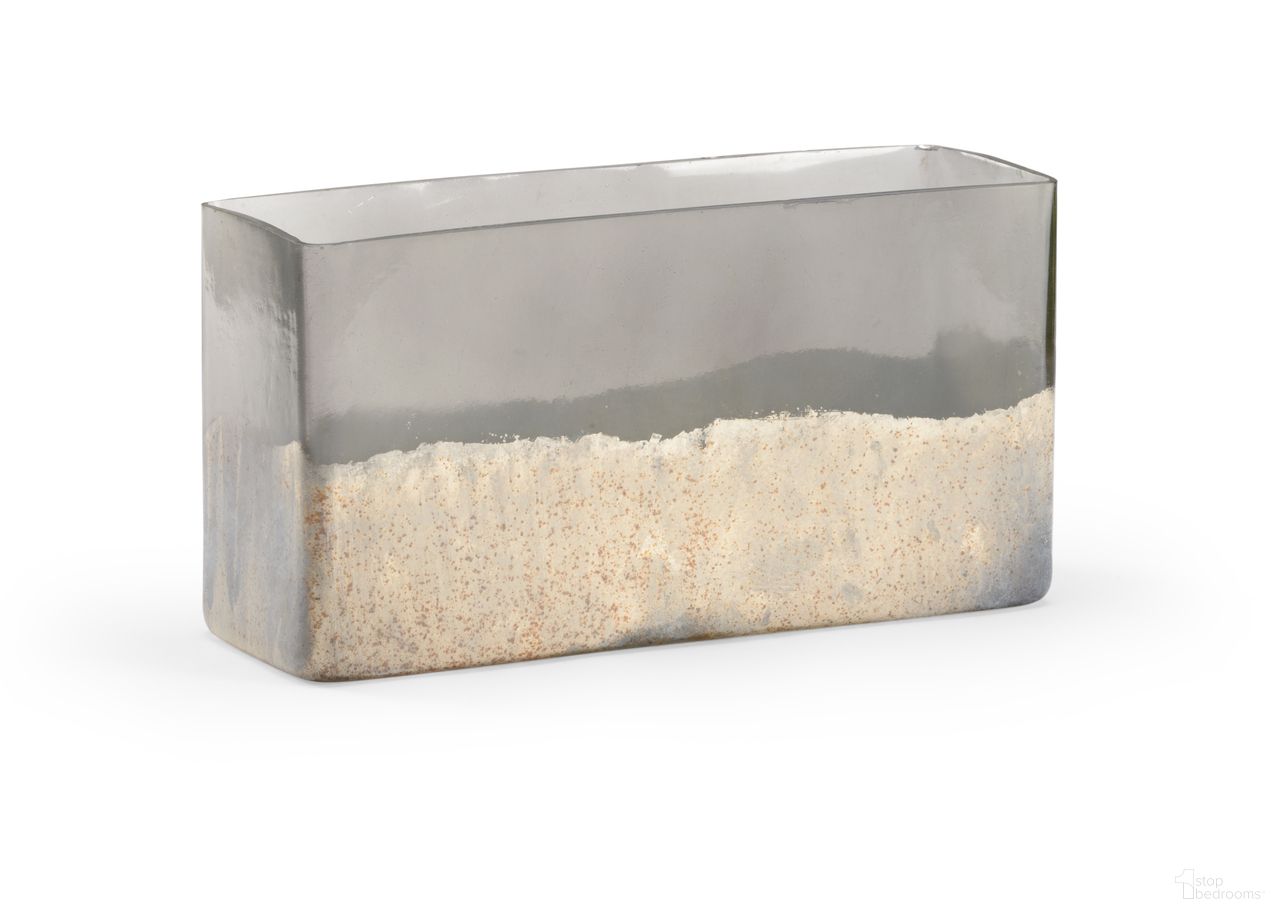 Lumberton Planter Large In Gray and Cream