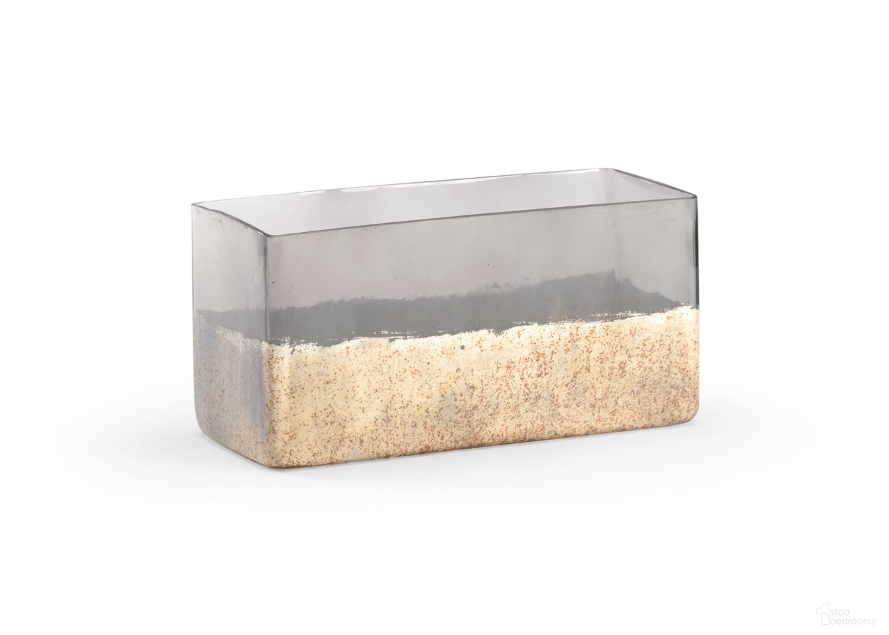 Lumberton Planter Small In Gray and Cream