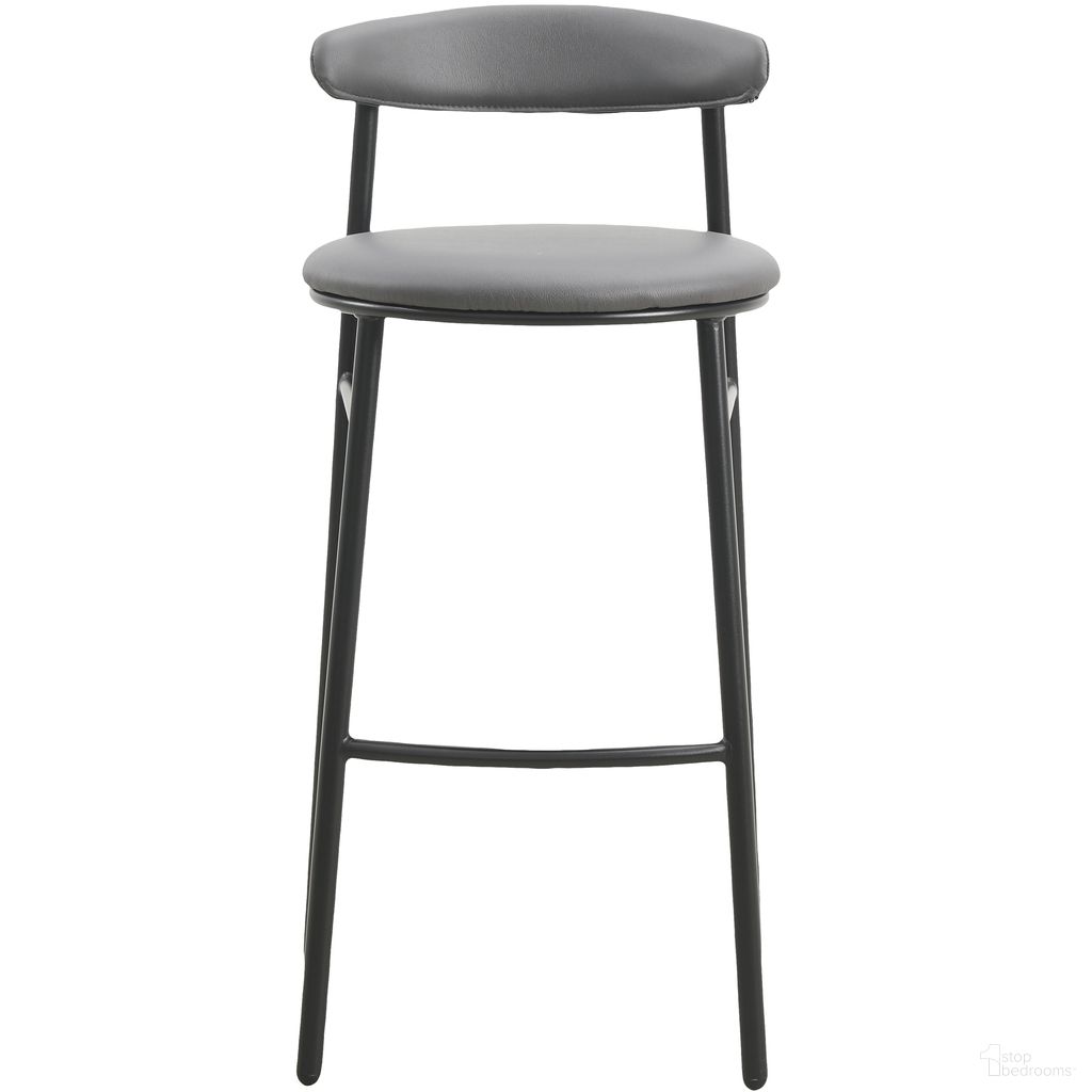 The appearance of Lume Barstool In Charcoal designed by LeisureMod in the modern / contemporary interior design. This charcoal piece of furniture was selected by 1StopBedrooms from Lume Collection to add a touch of cosiness and style into your home. Sku: LB30CH. Material: Polyester.