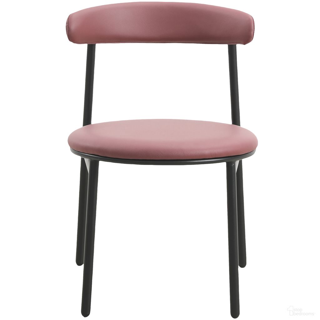 The appearance of Lume Modern Dining Chair In Burgundy designed by LeisureMod in the modern / contemporary interior design. This burgundy piece of furniture  was selected by 1StopBedrooms from Lume Collection to add a touch of cosiness and style into your home. Sku: LC20BUR. Material: Polyester. Chair Type: Side Chair.