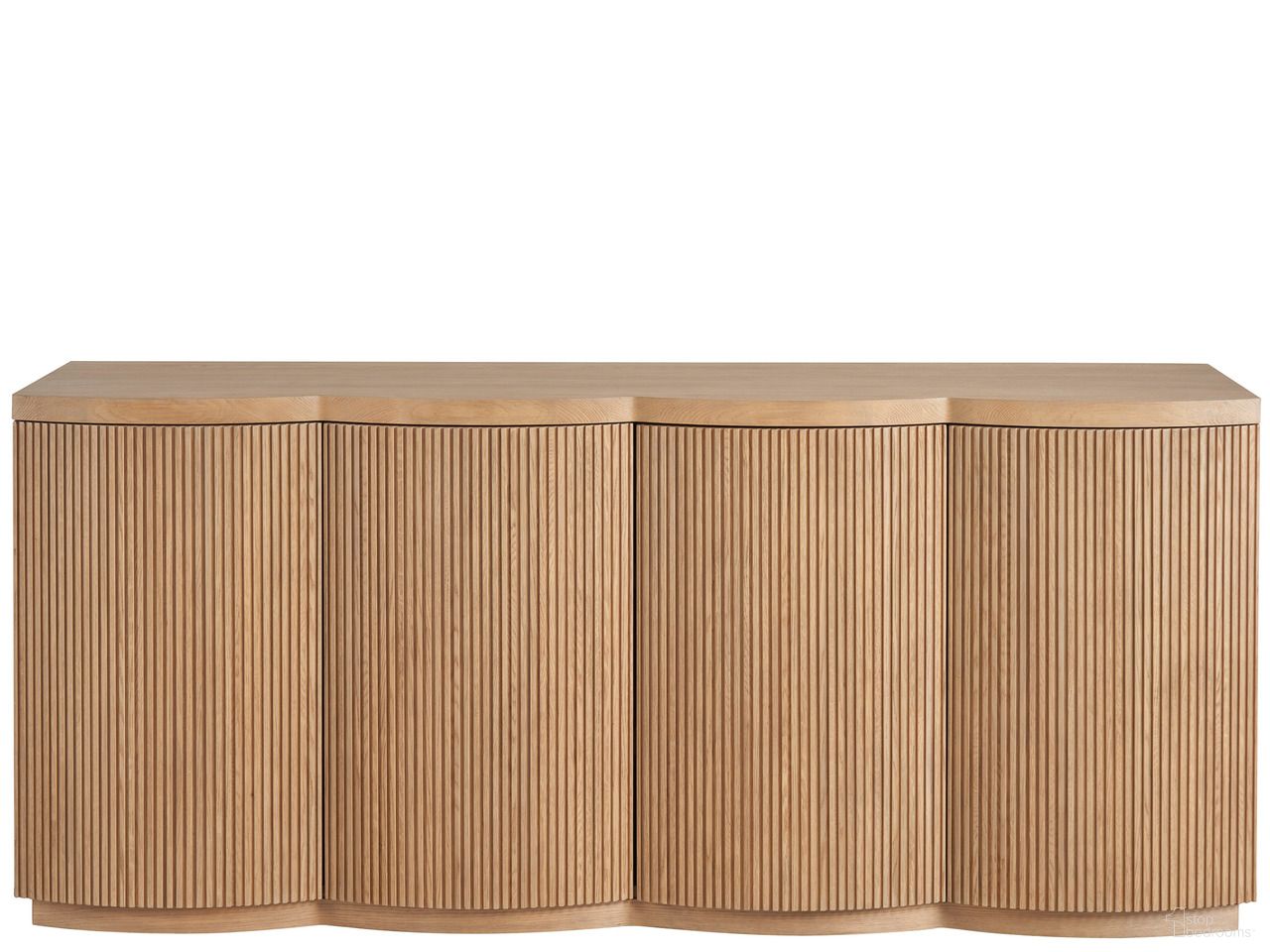 The appearance of Lumi Credenza In Natural Oak designed by Universal in the modern / contemporary interior design. This natural oak piece of furniture was selected by 1StopBedrooms from Modern Collection to add a touch of cosiness and style into your home. Sku: U352E964. Material: Wood.