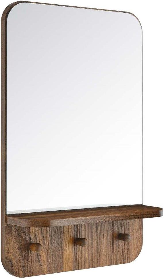 Dorian Mirror Small Antique Brass