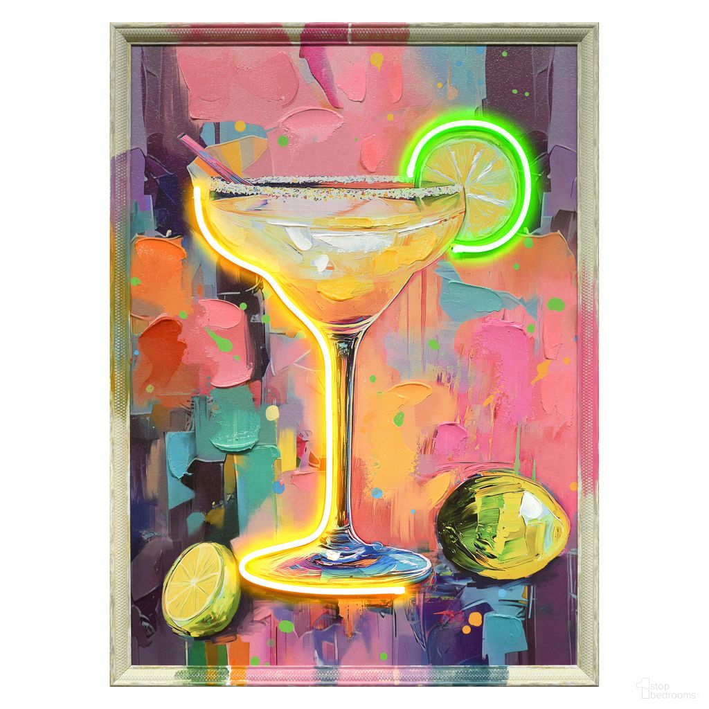 The appearance of Luminous Neon Cocktail Art Canvas Neon Wall Art In Multi designed by Classy Living in the modern / contemporary interior design. This multi piece of furniture was selected by 1StopBedrooms from Luminous Collection to add a touch of cosiness and style into your home. Sku: WF3180. Material: Canvas.