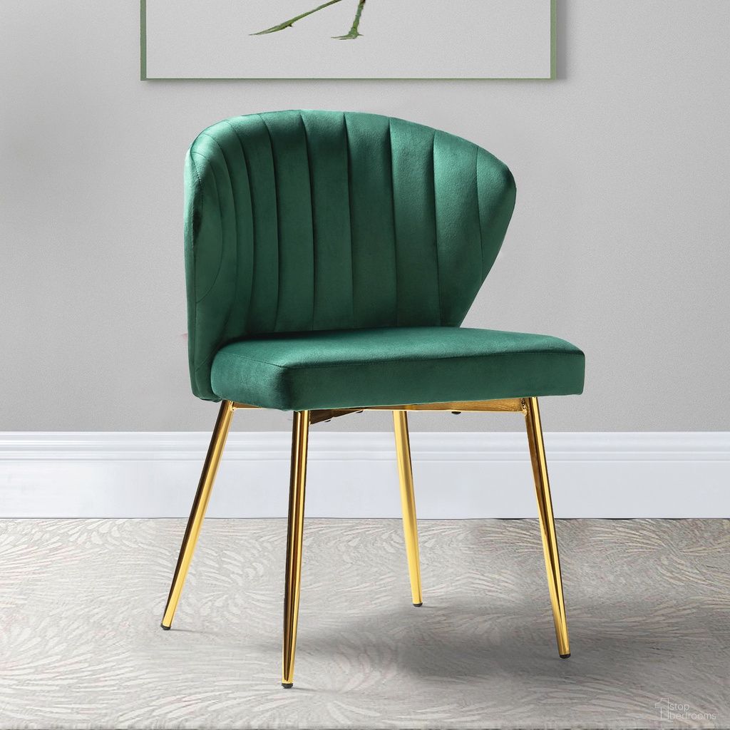 The appearance of Luna Side Chair In Green designed by Karat Home in the modern / contemporary interior design. This green piece of furniture was selected by 1StopBedrooms from Luna Collection to add a touch of cosiness and style into your home. Sku: CHM6125A-GREEN. Material: Velvet. Chair Type: Side Chair.