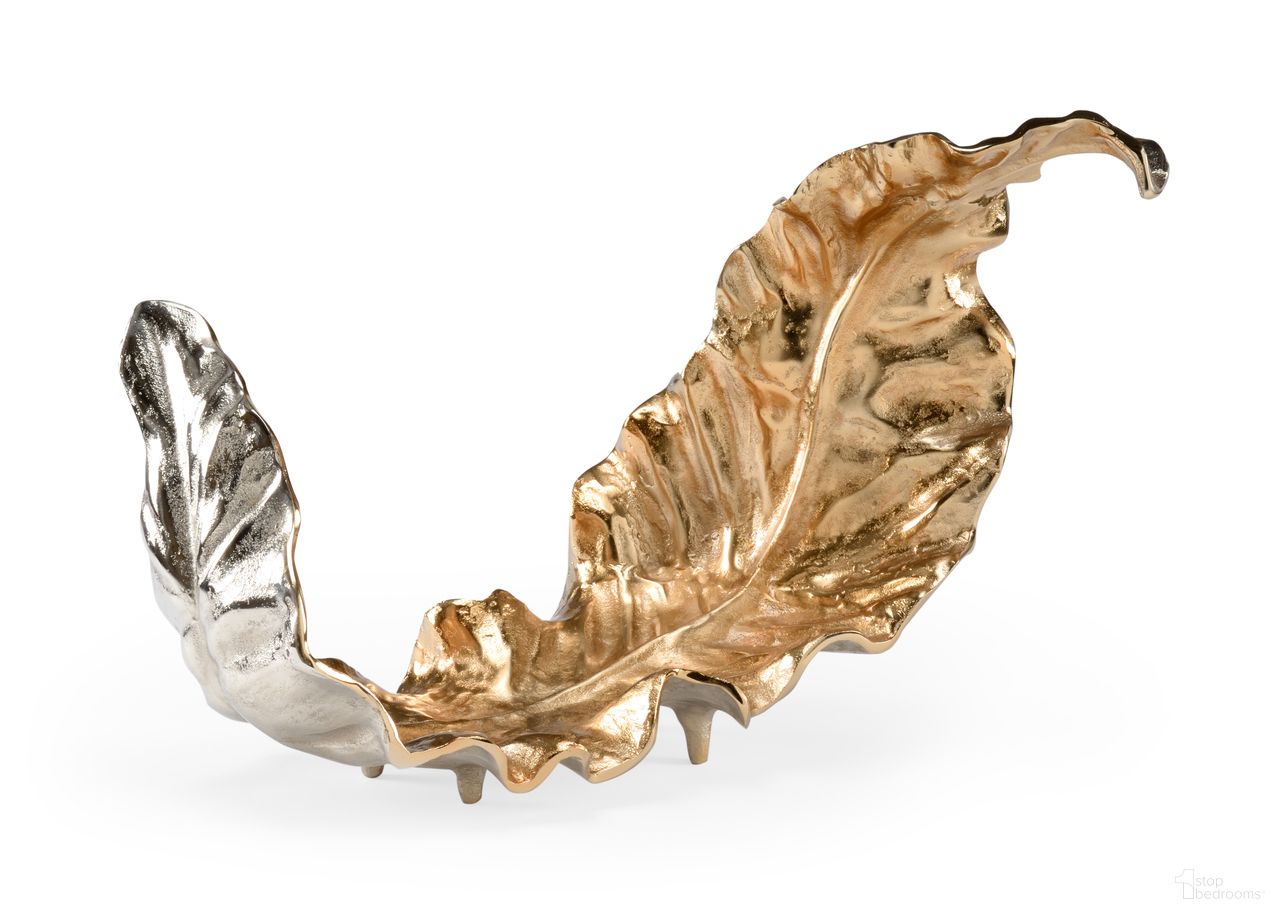 The appearance of Lush Leaf Sculpture Large In Silver designed by Wildwood in the modern / contemporary interior design. This silver piece of furniture was selected by 1StopBedrooms from Wildwood Collection to add a touch of cosiness and style into your home. Sku: 301828. Material: Aluminum.
