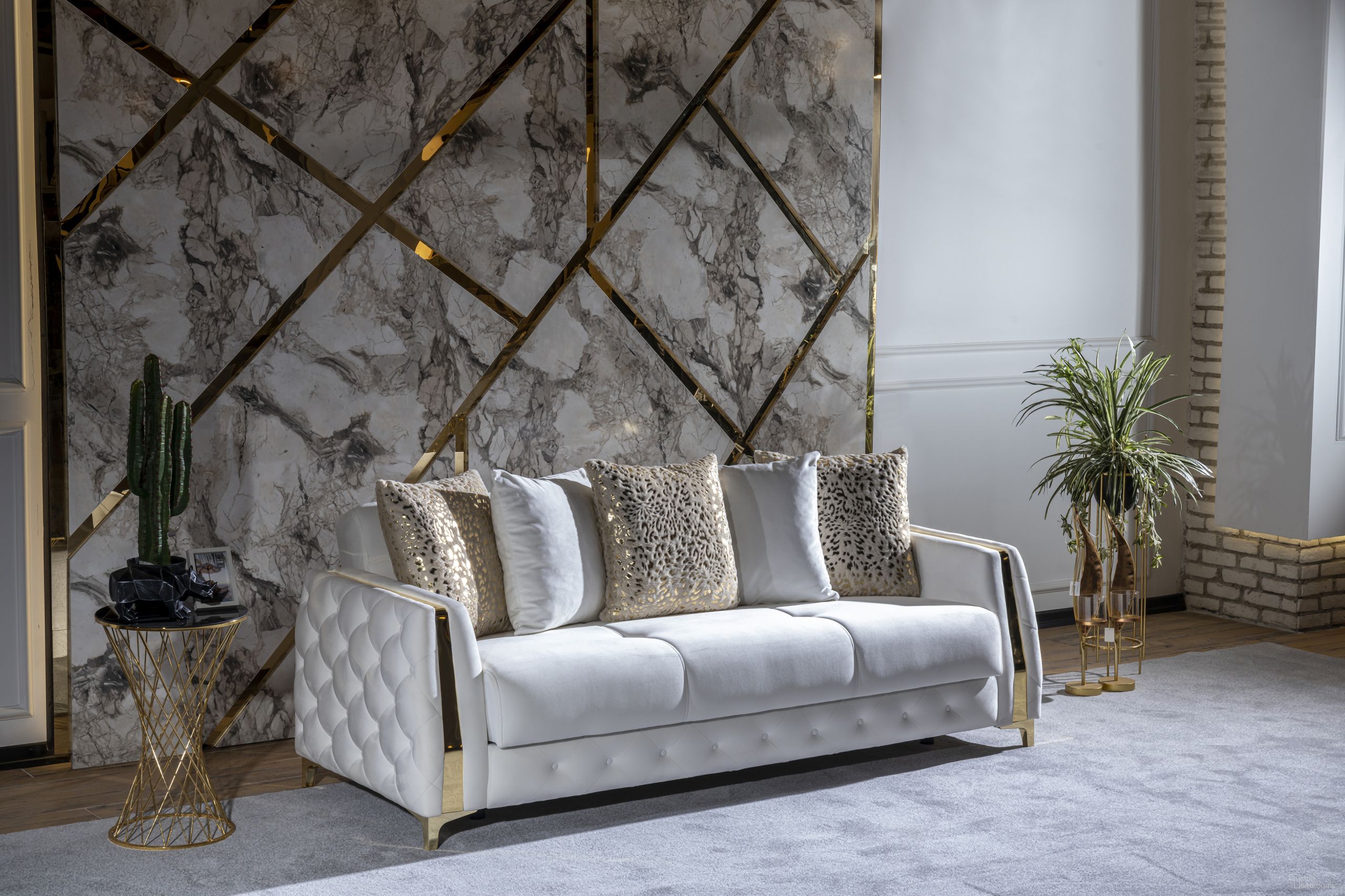 The appearance of Lust Sleeper Sofa with Under Seat Storage In Off White designed by Galaxy Home Furnishings in the modern / contemporary interior design. This off white piece of furniture  was selected by 1StopBedrooms from Lust Collection to add a touch of cosiness and style into your home. Sku: 601955553476-1;601955553476-2. Material: Wood.
