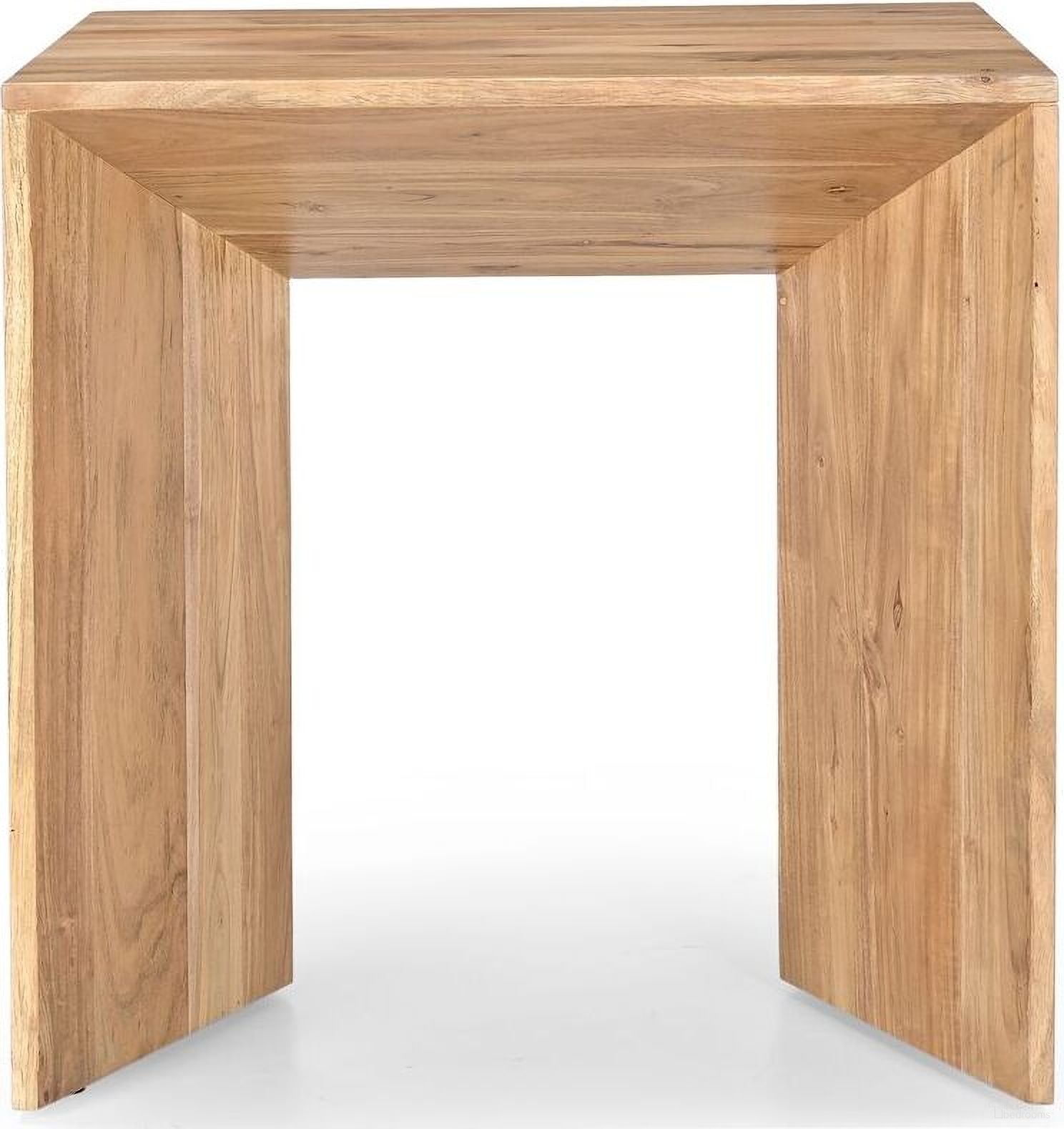 Lux Angled End Table In Natural