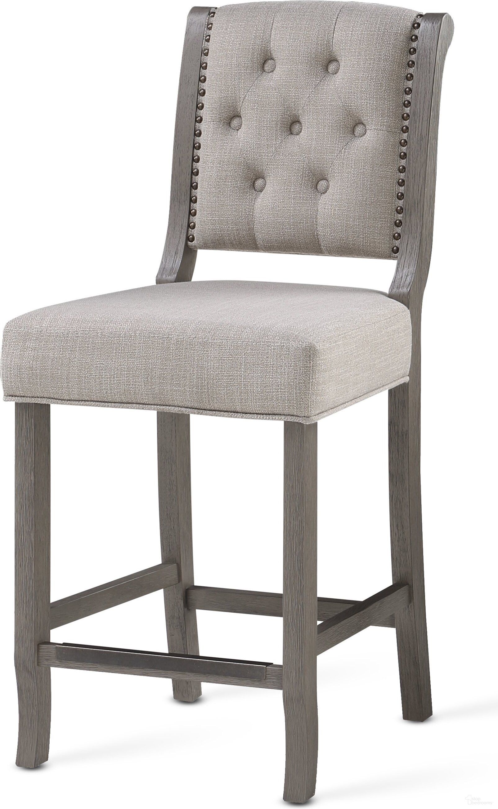 The appearance of Luxe 26 Inch Stool In Gray designed by American Woodcrafters in the traditional interior design. This gray piece of furniture was selected by 1StopBedrooms from Luxe Collection to add a touch of cosiness and style into your home. Sku: B2-304-26F. Material: Wood.