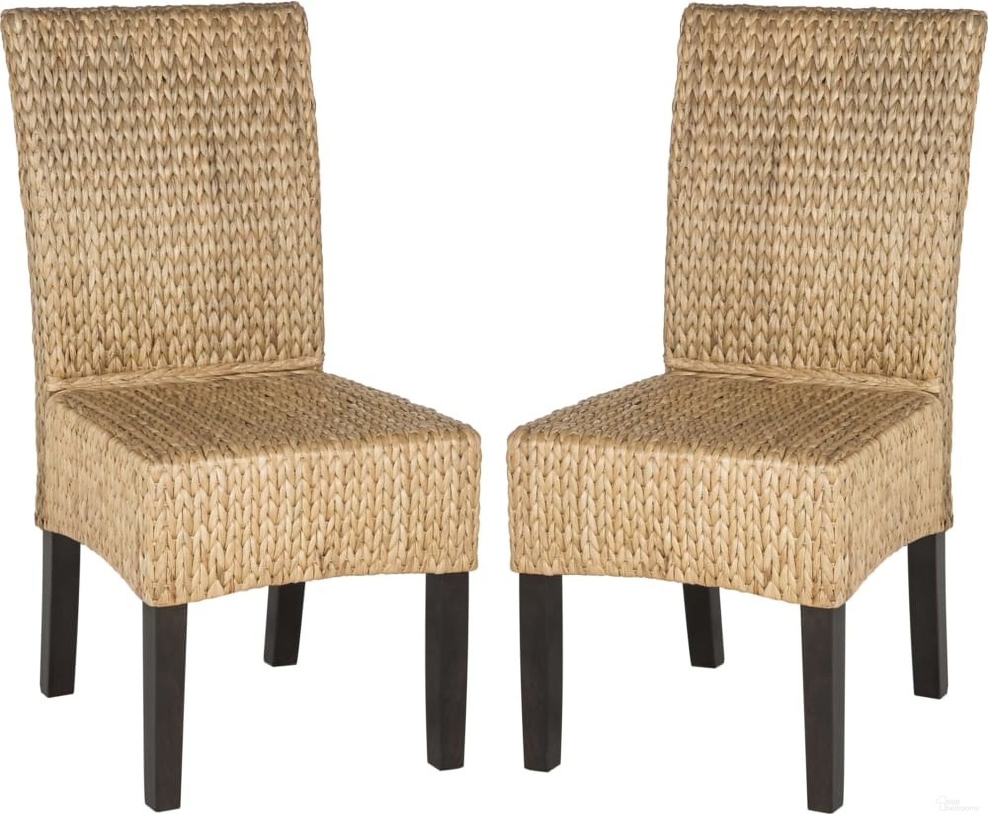 Luz Natural Wicker Dining Chair Set of 2