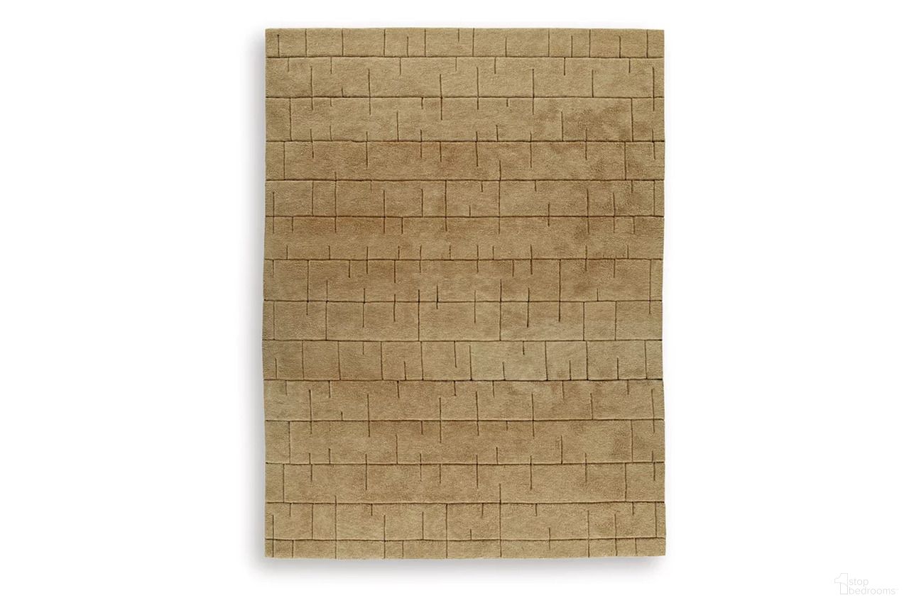 Luzmont Extra Large Rug In Golden Brown