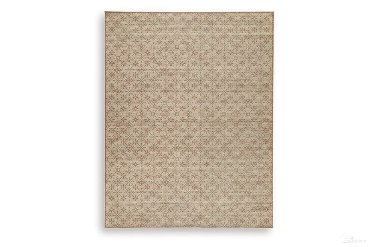 Lyamford Large Rug In Beige Gray and Brown