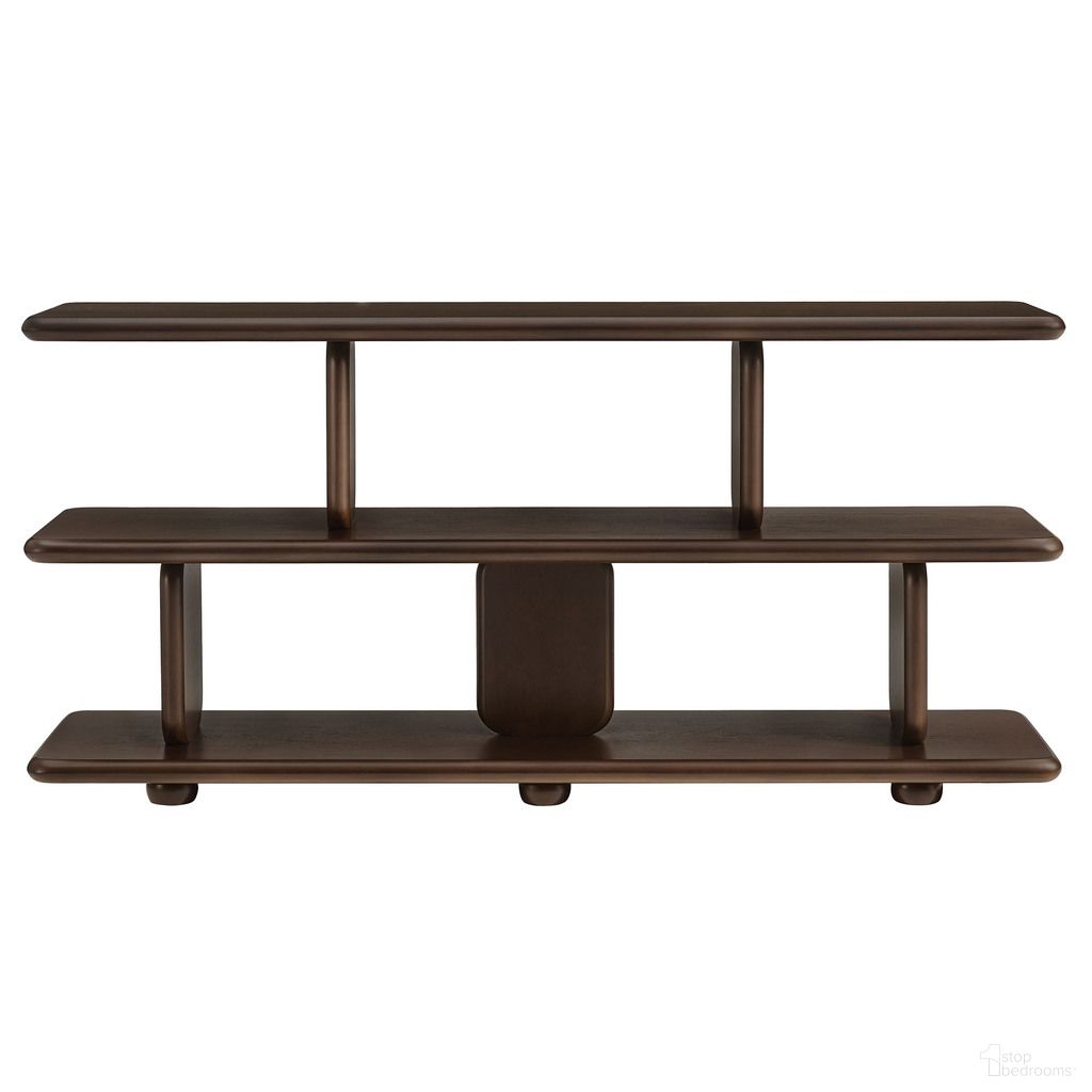 The appearance of Lyle Sculptural 2-Tier Bookshelf In Walnut designed by Modway in the modern / contemporary interior design. This walnut piece of furniture was selected by 1StopBedrooms from Lyle Collection to add a touch of cosiness and style into your home. Sku: EEI-7232-WAL. Material: Laminate.