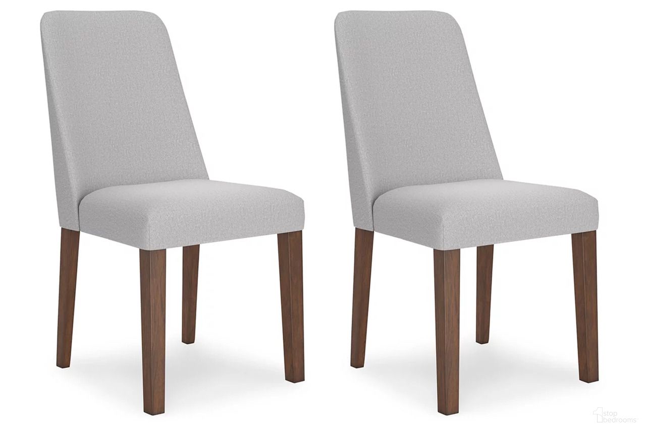 The appearance of Lyncott Gray And Brown Dining Upholstered Side Chair Set Of 2 designed by Signature Design by Ashley in the transitional interior design. This gray/brown piece of furniture was selected by 1StopBedrooms from Lyncott Collection to add a touch of cosiness and style into your home. Sku: D615-01. Material: Fabric. Chair Type: Side Chair.