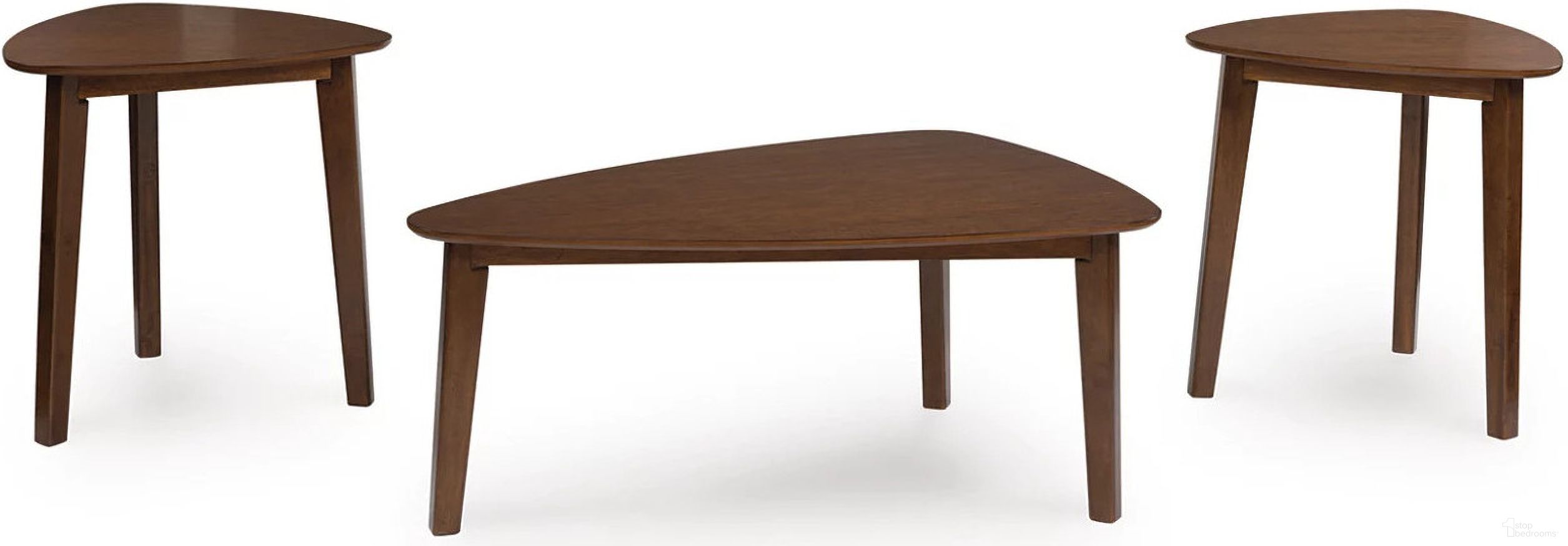 The appearance of Lyncott Table Set of 3 In Brown designed by Signature Design by Ashley in the transitional interior design. This brown piece of furniture was selected by 1StopBedrooms from Lyncott Collection to add a touch of cosiness and style into your home. Sku: T135-13. Material: Wood.