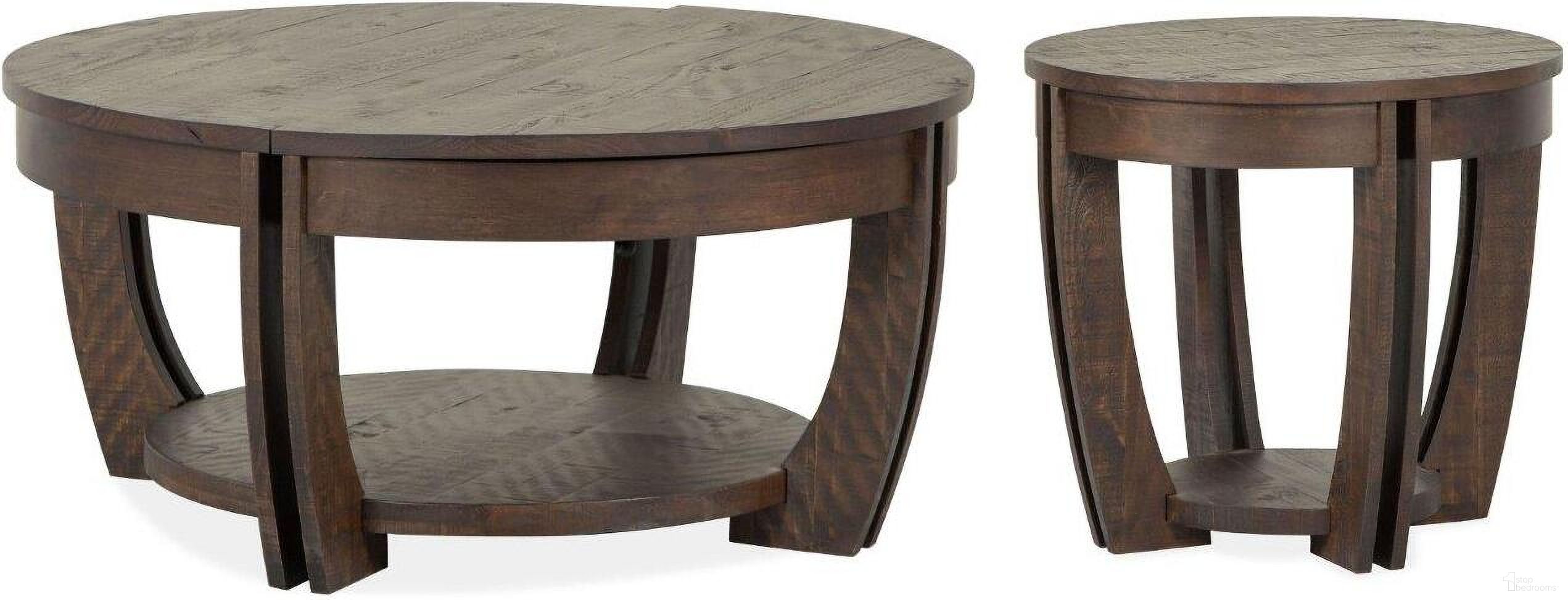 The appearance of Lyndale Nutmeg Lift Top Occasional Table Set designed by Magnussen in the transitional interior design. This brown piece of furniture  was selected by 1StopBedrooms from Lyndale Collection to add a touch of cosiness and style into your home. Sku: T5391-50;T5391-05. Material: Pine.