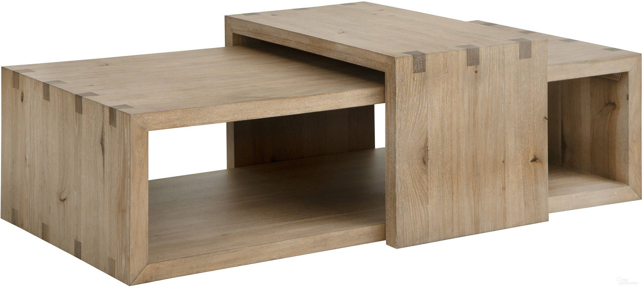 The appearance of Lyndon Cocktail Table In Light Cashmere designed by Aspenhome in the modern / contemporary interior design. This cashmere piece of furniture  was selected by 1StopBedrooms from Lyndon Collection to add a touch of cosiness and style into your home. Sku: I3342-9100-LIT. Material: Wood.