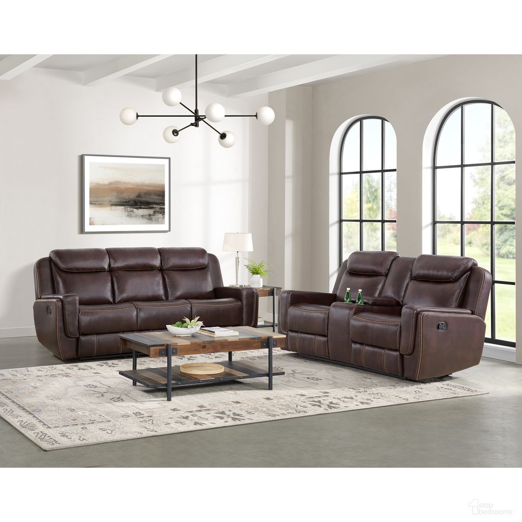 Lynx Motion Living Room Set In Brown