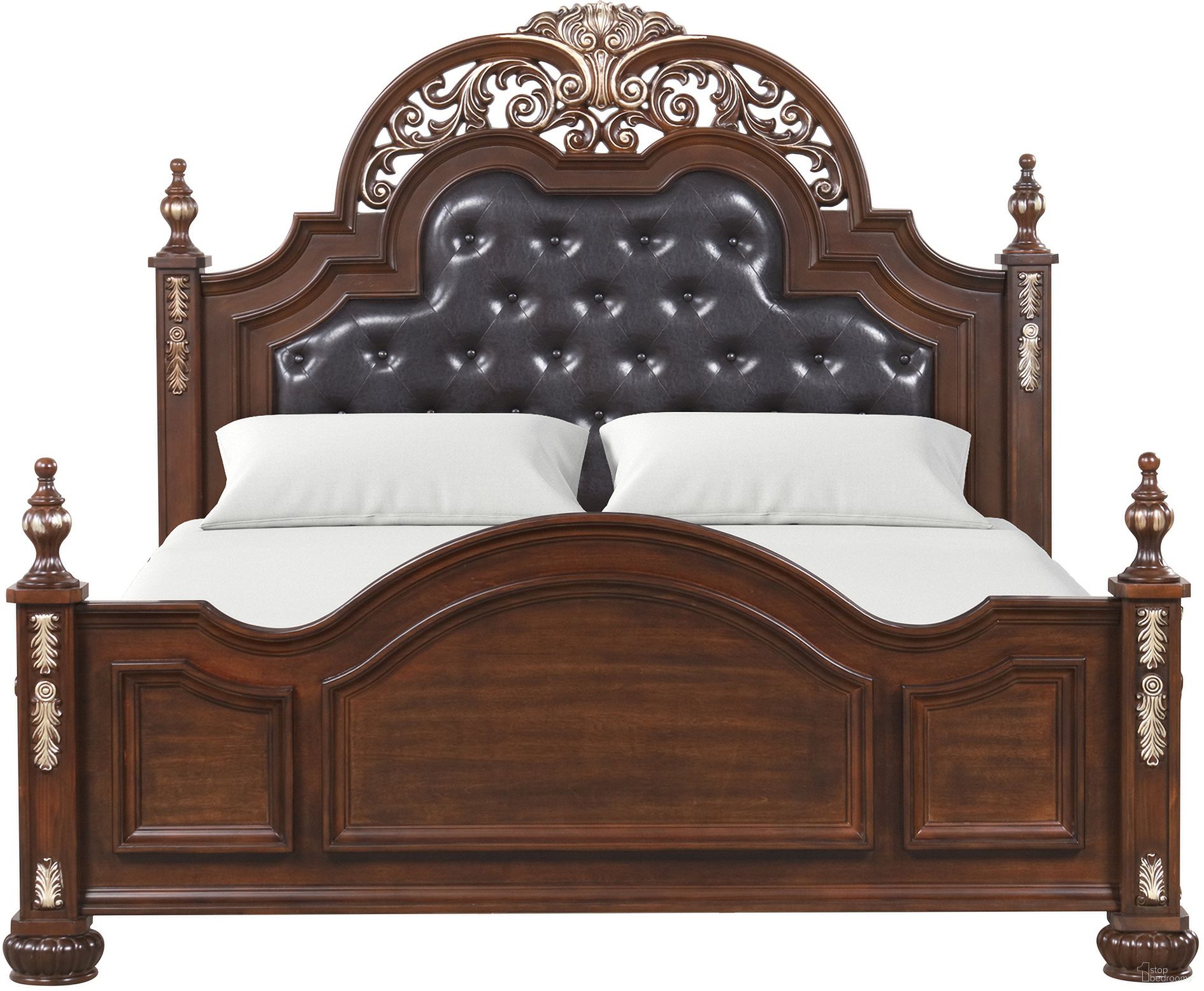 Lyon Queen Bed In Cherry