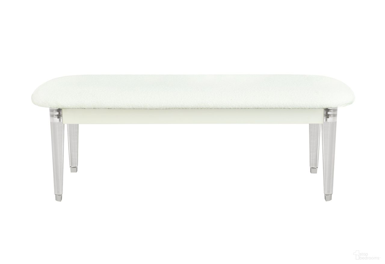 The appearance of Lyra Bedroom Bench In Beige designed by Global Furniture USA in the modern / contemporary interior design. This beige piece of furniture was selected by 1StopBedrooms from Lyra Collection to add a touch of cosiness and style into your home. Sku: LYRA-BEIGE-BN. Material: Fabric.