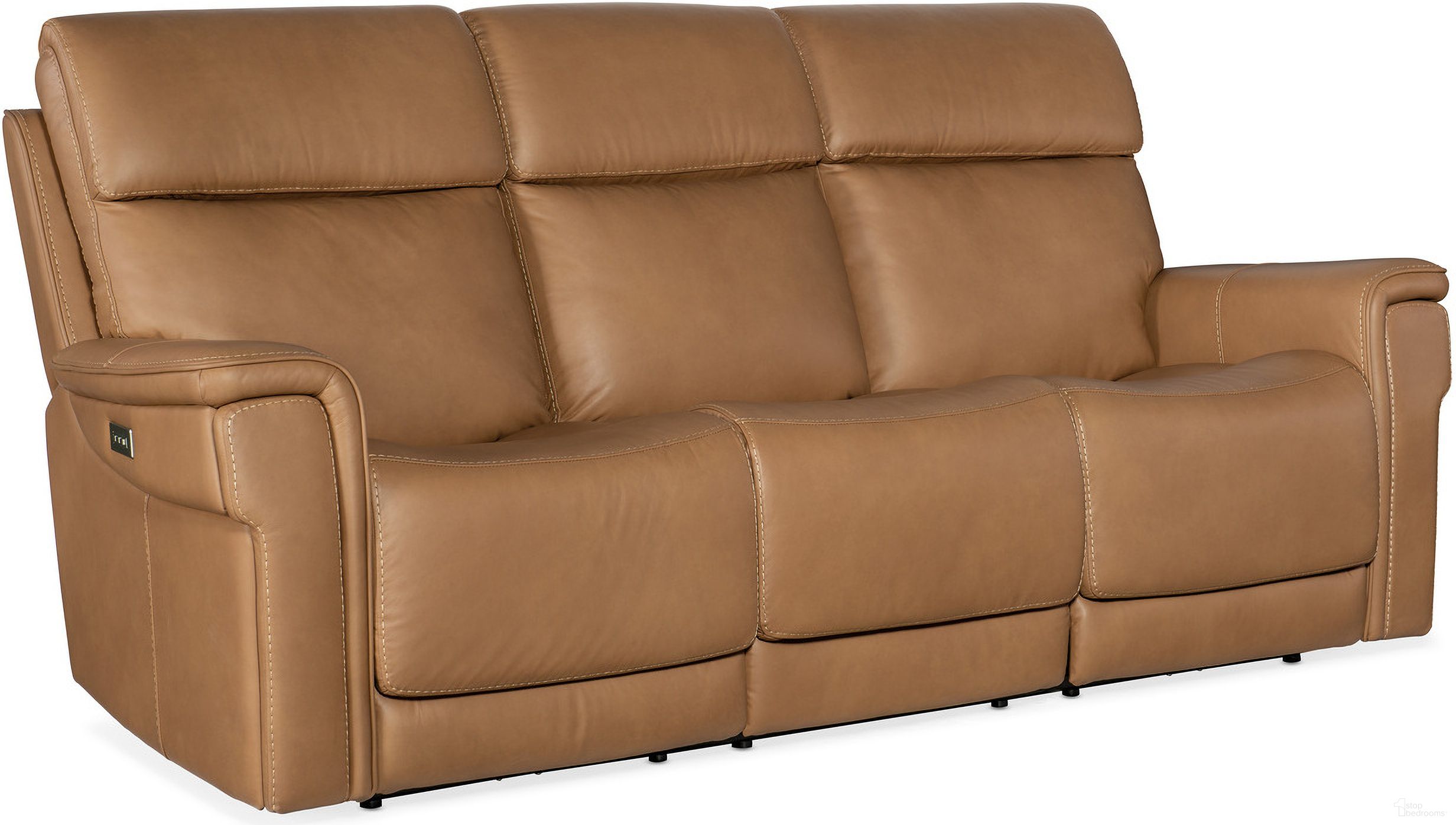 The appearance of MS Lyra Zero Gravity Power Sofa With Power Headrest In Brown designed by Hooker in the transitional interior design. This brown piece of furniture was selected by 1StopBedrooms from MS Collection to add a touch of cosiness and style into your home. Sku: SS608-PHZL3-082. Material: Leather.