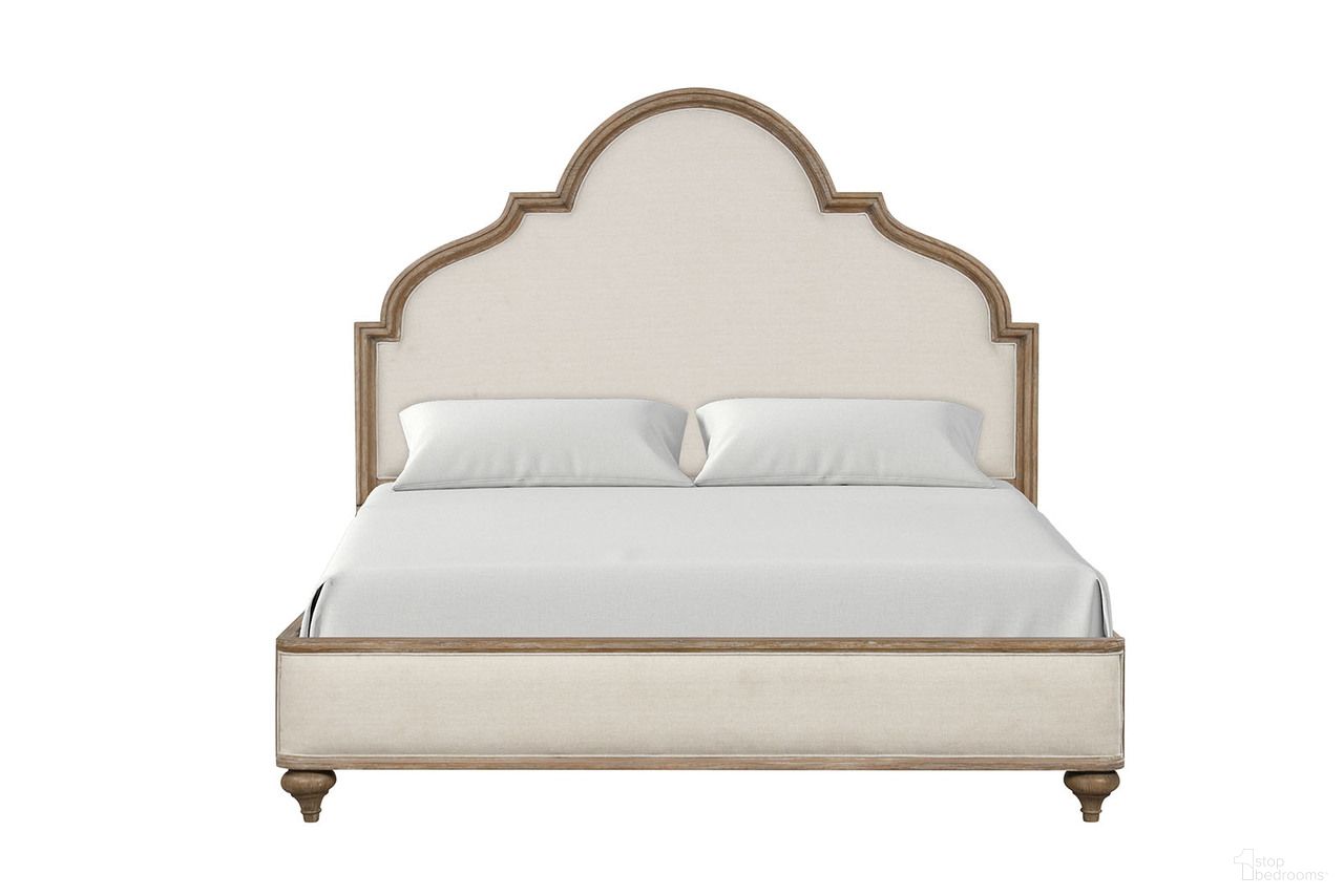 Lyris Queen Bed In Rustic Oak