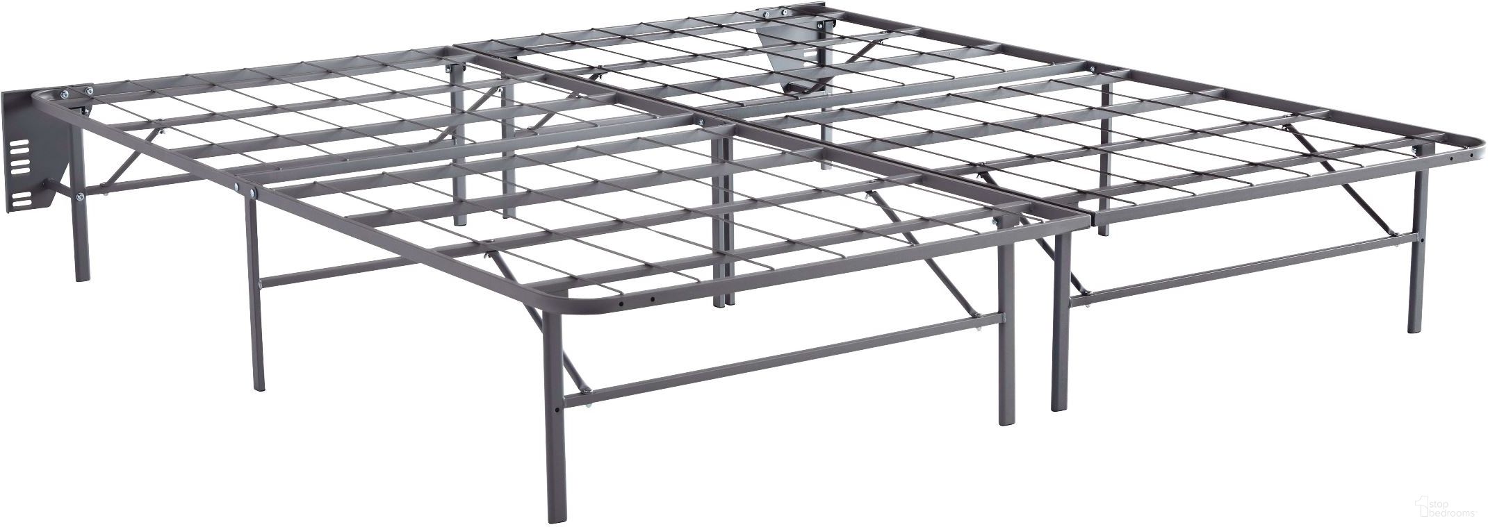 The appearance of Better Than A Boxspring Gray King Foundation Set of 2 designed by Signature Design by Ashley in the traditional interior design. This gray piece of furniture was selected by 1StopBedrooms from Better Than A Boxspring Collection to add a touch of cosiness and style into your home. Sku: M91X42. Material: Metal. Bed Size: King. Mattress Size: King.
