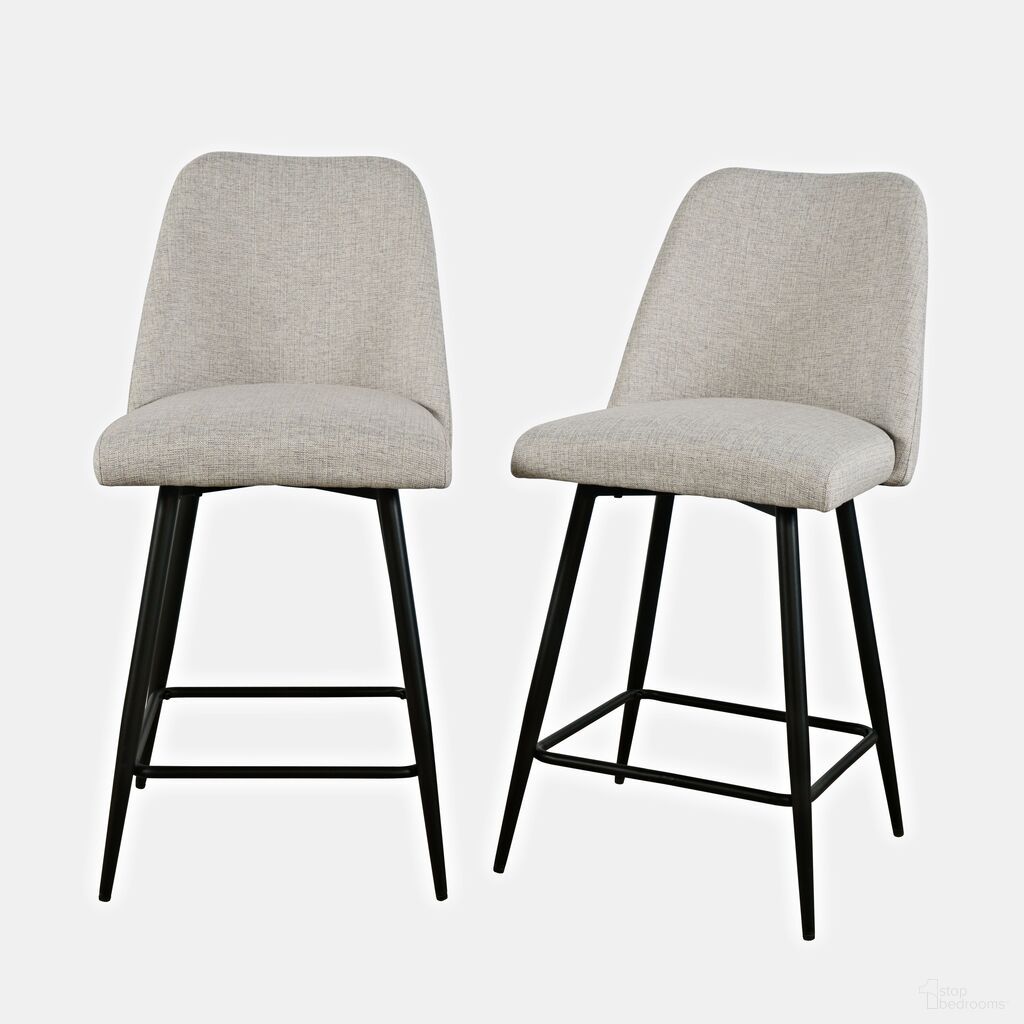 The appearance of Macey Upholstered Counter Barstool Set of 2 In Natural designed by Jofran in the modern / contemporary interior design. This natural piece of furniture was selected by 1StopBedrooms from Macey Collection to add a touch of cosiness and style into your home. Sku: 2271-MACEYSTNAT. Material: Iron.