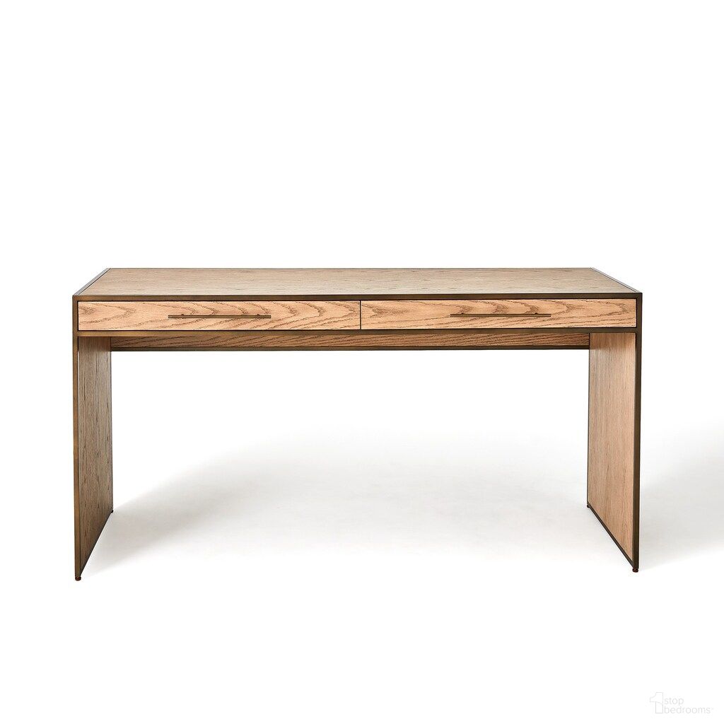 The appearance of Mack Desk In Oak designed by Global Views in the modern / contemporary interior design. This oak piece of furniture  was selected by 1StopBedrooms from Mack Collection to add a touch of cosiness and style into your home. Sku: 2740. Material: Ceramic.